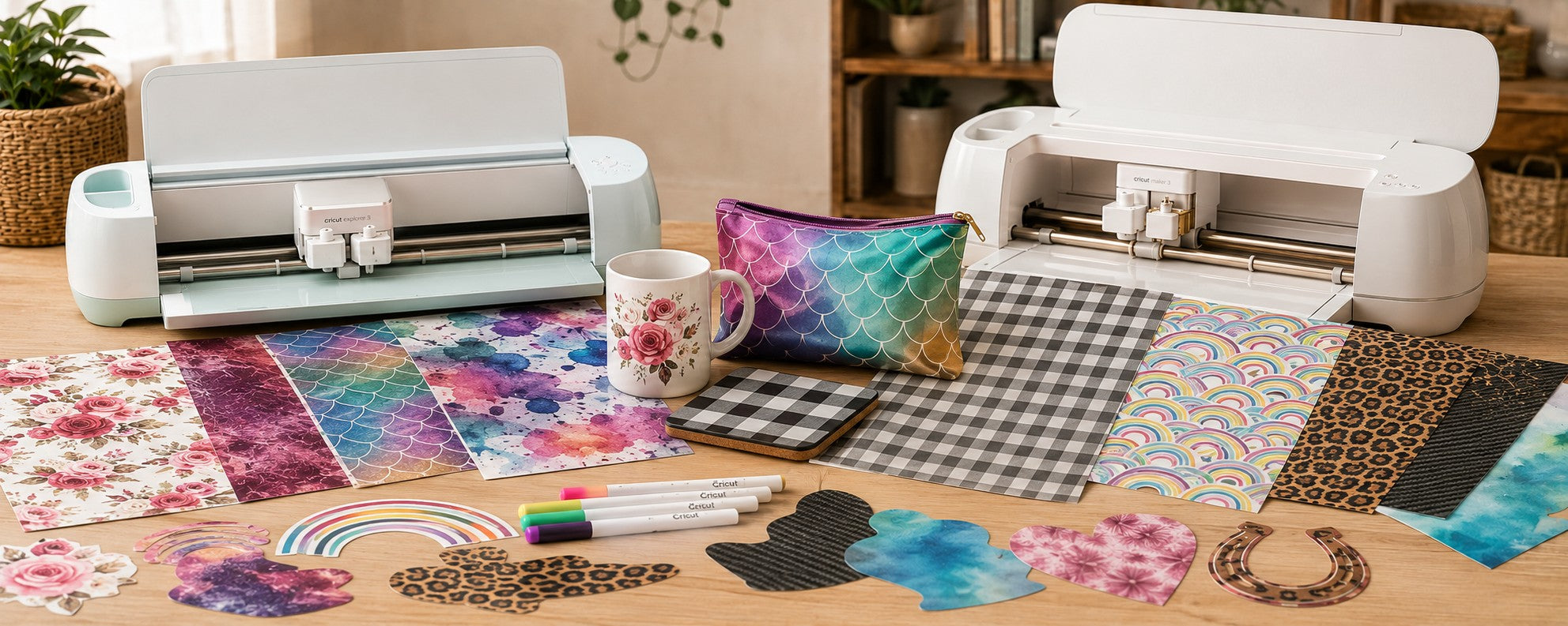 Ob die tollen Cricut Infusible Ink Transferbogen zur Sublimation, die Infusible Ink Stifte oder Rohlinge, die Du sublimieren kannst - hier findest Du alles an einem Ort.