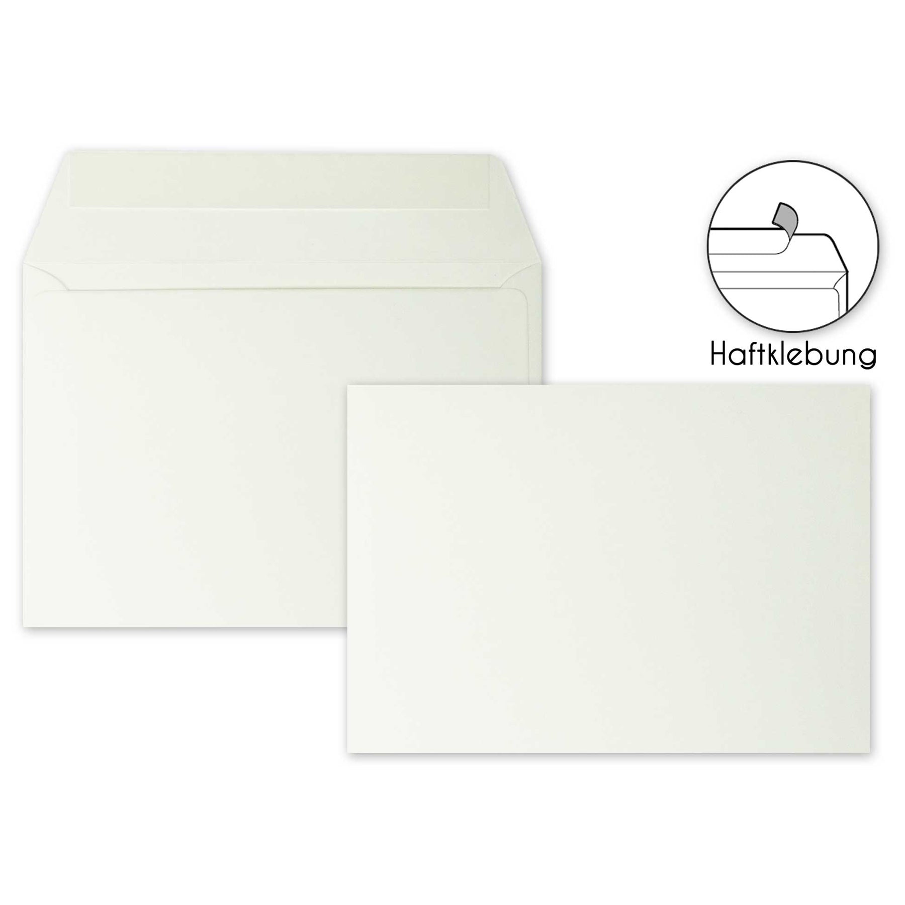 Crealive Kuvert 120 g/m2 Haftklebung - DIN A5 - Elfenbein
Spezifikationen:
• Format: DIN A5
• Grösse: 156 x 220 mm
• 120 g/m2
• ohne Fenster
• Haftklebung
• beidseitig farbig (voll durchgefärbt)
• bedruckbar mit Tintenstrahldrucker
• beschreibbar
• glatte Oberfläche
• starke Farbgebung
• FSC Mix Credit zertifiziertes Papier
• säure- und ligninfrei
Mit diesem qualitativ hochwertigen Briefumschlag hast Du eine prima 'Verpackung' für Deine kreativen Werke wie Einladungen zur Hochzeit oder Gartenparty, Gebur