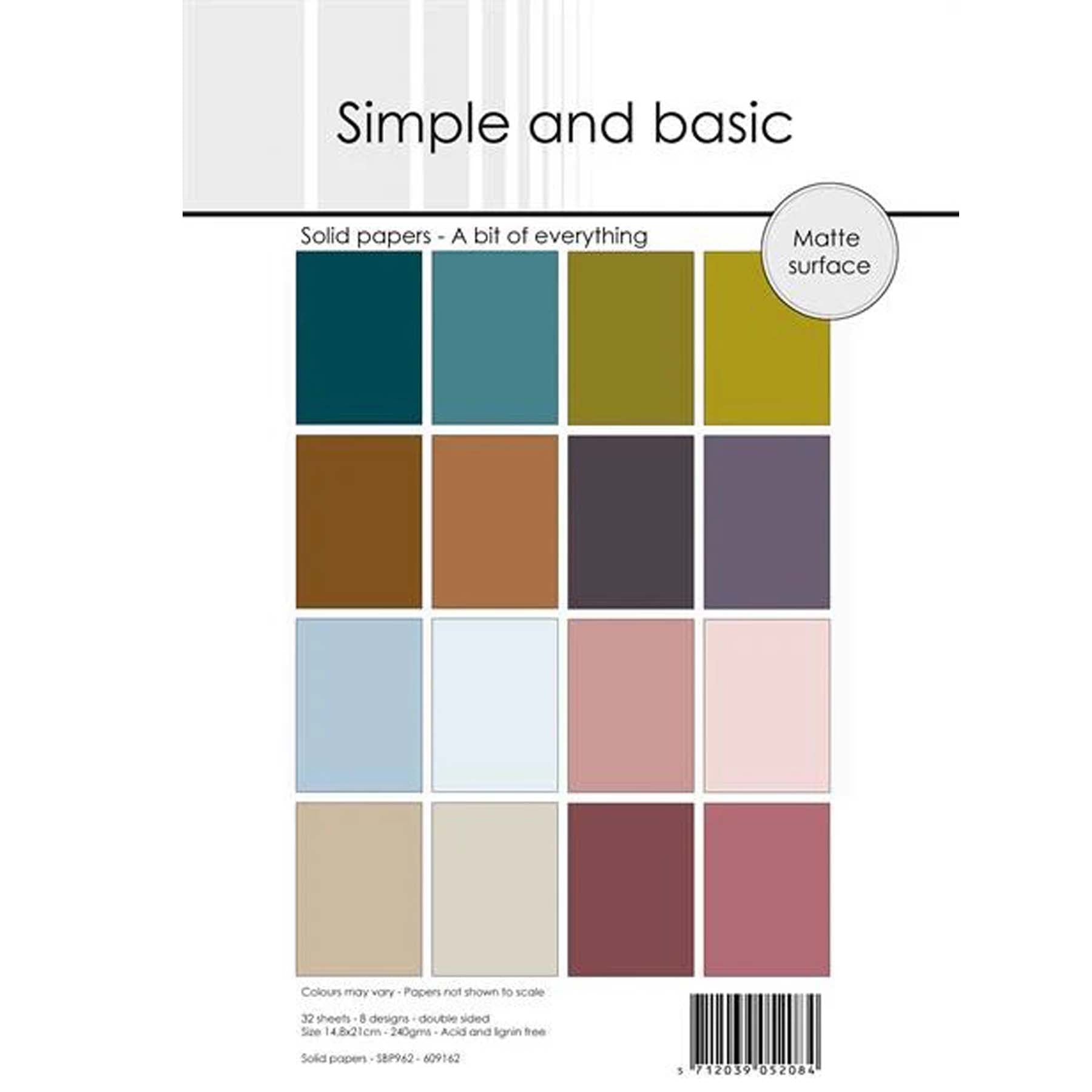 Crealive Papier Block 240 g/m2 - A5 - A bit of everything
Inhalt:
• Block mit insgesamt 32 Bogen
Spezifikationen:
• Grösse A5 (14.8 x 21 cm)
• 240 g/m2
• beidseitig bedruckt
• 16 Farben
• 8 Designs
• lignin- und säurefrei
Dieses Papier ist geeignet für:
• Karten
• Karten-Verzierungen
• Plotten
• Stanzen
• Prägen
• Mixed Media
• Scrapbooking
Aus diesem A5 Papier lassen sich farbenfrohe Karten erstellen, Verzierungen für Karten, Kuverts und vieles mehr.