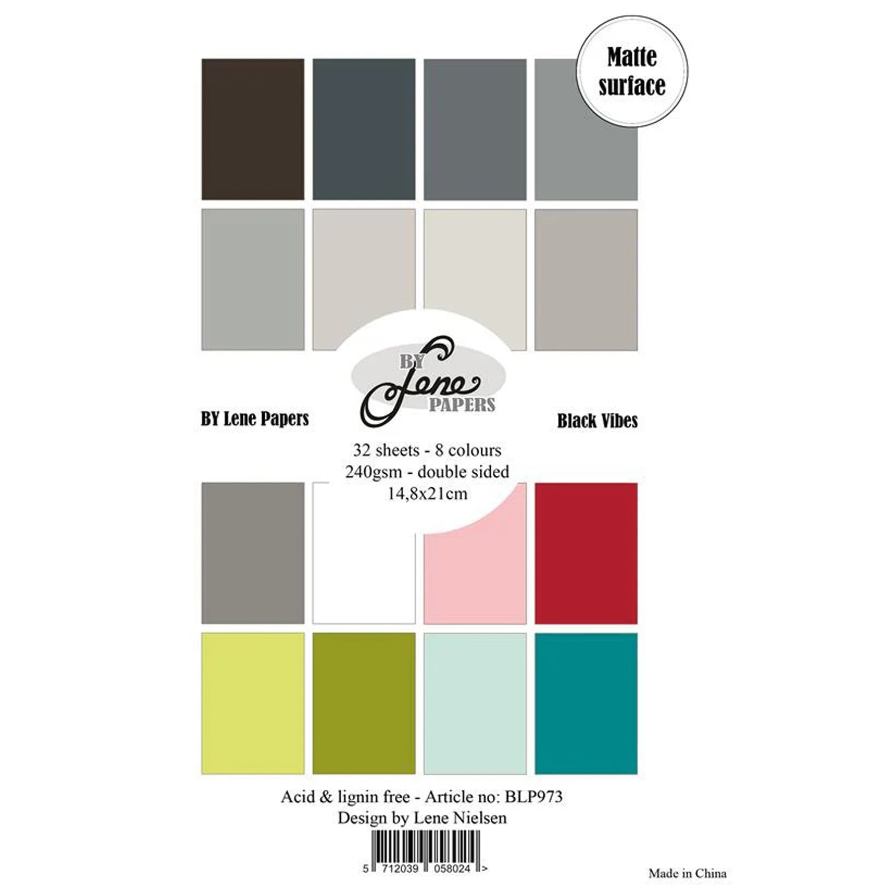 Crealive Papier Block 240 g/m2 - A5 - Black Vibes
Inhalt:
• Block mit insgesamt 32 Bogen
Spezifikationen:
• Grösse A5 (14.8 x 21 cm)
• 240 g/m2
• beidseitig bedruckt
• 16 Farben
• 8 Designs
• lignin- und säurefrei
Dieses Papier ist geeignet für:
• Karten
• Karten-Verzierungen
• Plotten
• Stanzen
• Prägen
• Mixed Media
• Scrapbooking
Aus diesem A5 Papier lassen sich farbenfrohe Karten erstellen, Verzierungen für Karten, Kuverts und vieles mehr.
Schneideeinstellung
Bitte teste die Schneideeinstellun