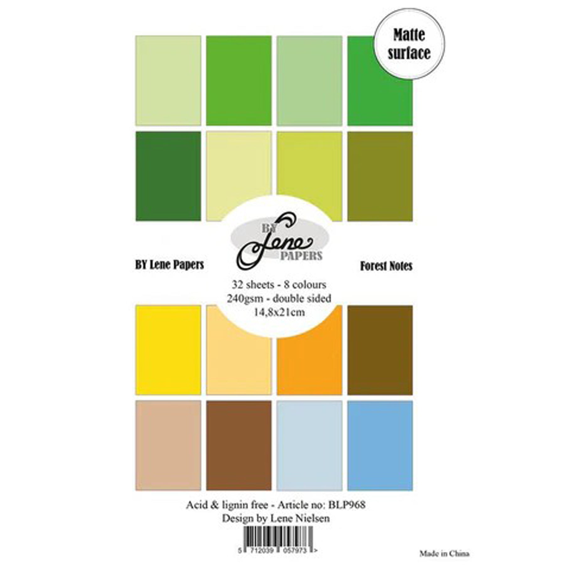 Crealive Papier Block 240 g/m2 - A5 - Forest Notes
Inhalt:
• Block mit insgesamt 32 Bogen
Spezifikationen:
• Grösse A5 (14.8 x 21 cm)
• 240 g/m2
• beidseitig bedruckt
• 16 Farben
• 8 Designs
• lignin- und säurefrei
Dieses Papier ist geeignet für:
• Karten
• Karten-Verzierungen
• Plotten
• Stanzen
• Prägen
• Mixed Media
• Scrapbooking
Aus diesem A5 Papier lassen sich farbenfrohe Karten erstellen, Verzierungen für Karten, Kuverts und vieles mehr.
Schneideeinstellung
Bitte teste die Schneideeinstellu