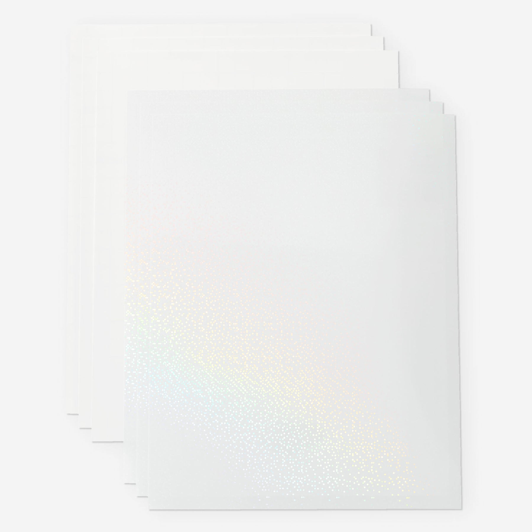 Crealive Cricut Stickerpapier bedruckbar, wasserfest - A4 / Printable Waterproof Sticker Set A4
Inhalt:
• 6 Blätter bei Weiss & Transparent
• 5 Blätter bei Weiss holografisch & Transparent holografisch
Spezifikationen:
• Stickerpapier zum Bedrucken
• wasserfest* und UV-beständig bis zu 2 Jahren
• Drucker: Inkjet / Tinenstrahldrucker
• Papierformat 21.5 cm x 27.9 cm
• Selbstklebend
• Farben: Transparent, Transparent Holografisch, Weiss oder Weiss Holografisch