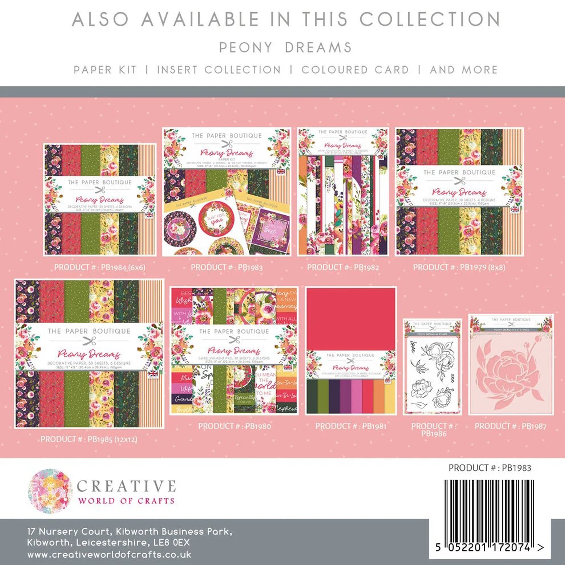 Crealive Design Papierset (Designpapier & Die Cut Toppers) - 8" x 8" - Peony Dreams
Spezifikationen:
• gemustertes Designpapier in 6 verschiedenen Designs
• 32 Die Cut Toppers (Stanzteile) in 8 verschiedenen Designs
• Grösse: 8’’ x 8’’ (20.3 cm x 20.3 cm)
• Designpapier: 150 g/m2
• Die Cut Toppers: 300 g/m2
• Marke: The Paper Boutique
Dieses Designpapier / Stanzteile (Die Cut) ist geeignet für:
• Briefe
• Verzierungen von Karten, Geschenkboxen & Verpackungen
• Scrapbooking
• Mixed Media
• Journaling