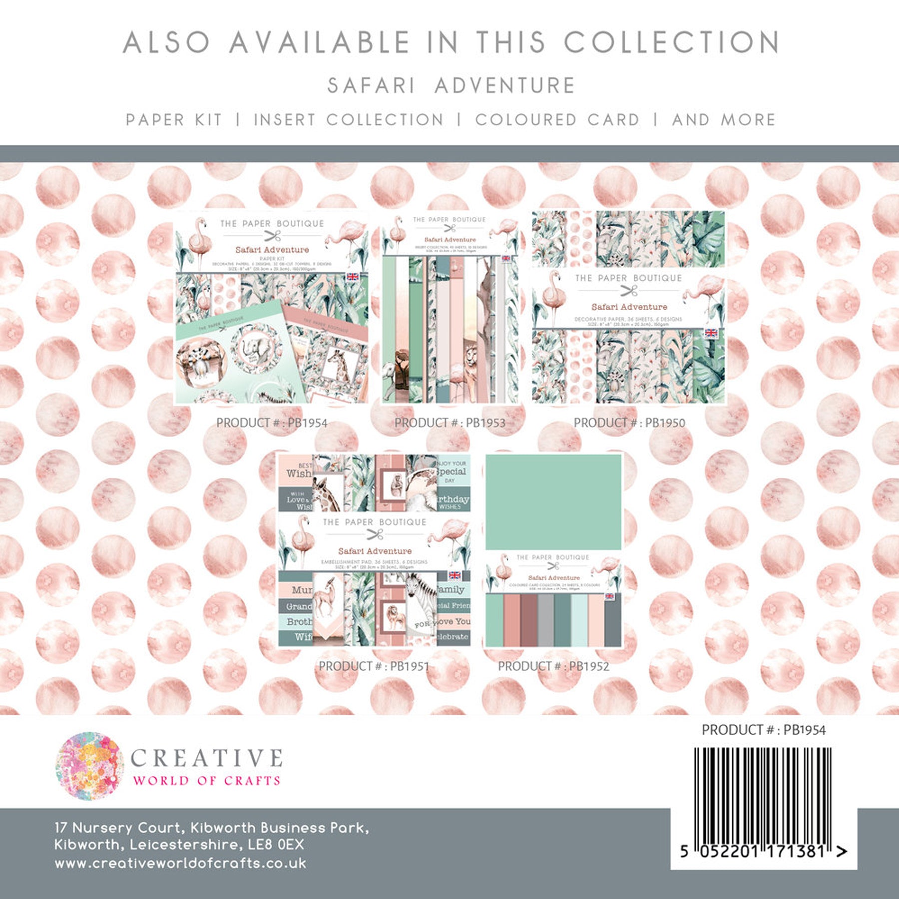 Crealive Design Papierset (Designpapier & Die Cut Toppers) - 8" x 8" - Safari Adventure
Spezifikationen:
• 36 gemusterte Designpapiere in 6 verschiedenen Designs
• 32 Die Cut Toppers (Stanzteile) in 8 verschiedenen Designs
• Grösse: 8’’ x 8’’ (20.3 cm x 20.3 cm)
• Designpapier: 150 g/m2
• Die Cut Toppers: 300 g/m2
• Marke: The Paper Boutique
Dieses Designpapier / Stanzteile (Die Cut) ist geeignet für:
• Briefe
• Verzierungen von Karten, Geschenkboxen & Verpackungen
• Scrapbooking
• Mixed Media
• Journal