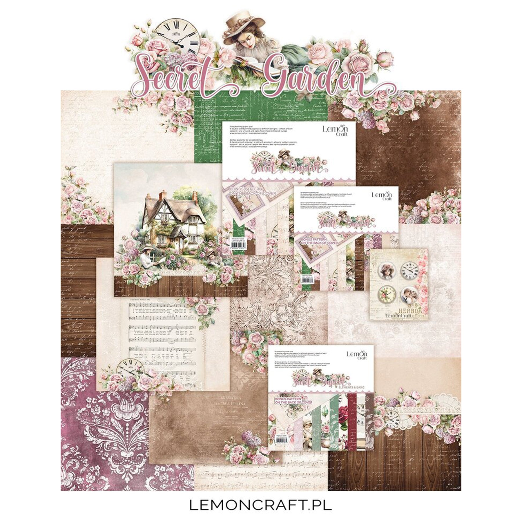 Crealive Designpapier 250 g/m2 - 8’’ x 8’’ - Secret Garden
Inhalt:
• 18 Blatt
• 12 Designs
Spezifikationen:
• 8’’ x 8’’ (20.3 cm x 20..3 cm)
• 250 g/m2
• beidseitig bedruckt
• säure- und ligninfrei
Dieses Paper Pad ist geeignet für:
• Karten
• Boxen
• 3D-Projekte
• Geschenkboxen & Verpackungen
• Plotten
• Scrapbooking