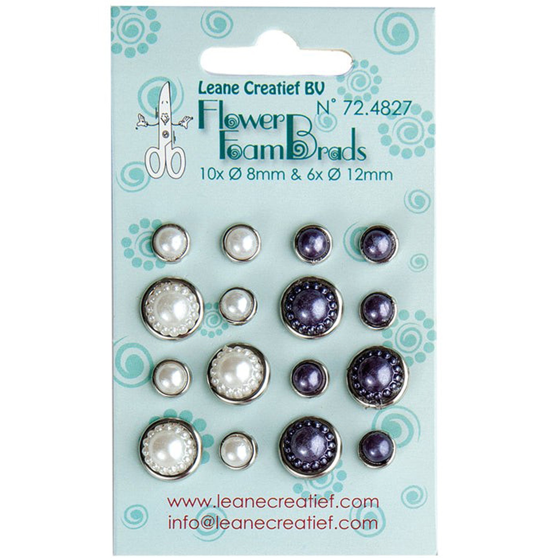 Crealive Flower Foam Pearl Brads - White & Grey
Inhalt:
• 16 Brads
Spezifikationen:
• Foam Brads
• Grösse: 6 x 12 mm / 10 x 8 mm
• Farben: White & Grey mit Perlmuttschimmer
Musterklammern / Brads sind geeignet für:
• Karten-Verzierungen
• Plotten
• Scrapbooking
• Geschenke
• kleine Tüten
Musterklammern / Brads sind hervorragend zum Dekorieren und Verzieren von Karten, Scrapbooking Seiten, persönliche Geschenke oder kleine Tüten. Sie lassen sich einfach befestigen und sind vielfältig einsetzbar.