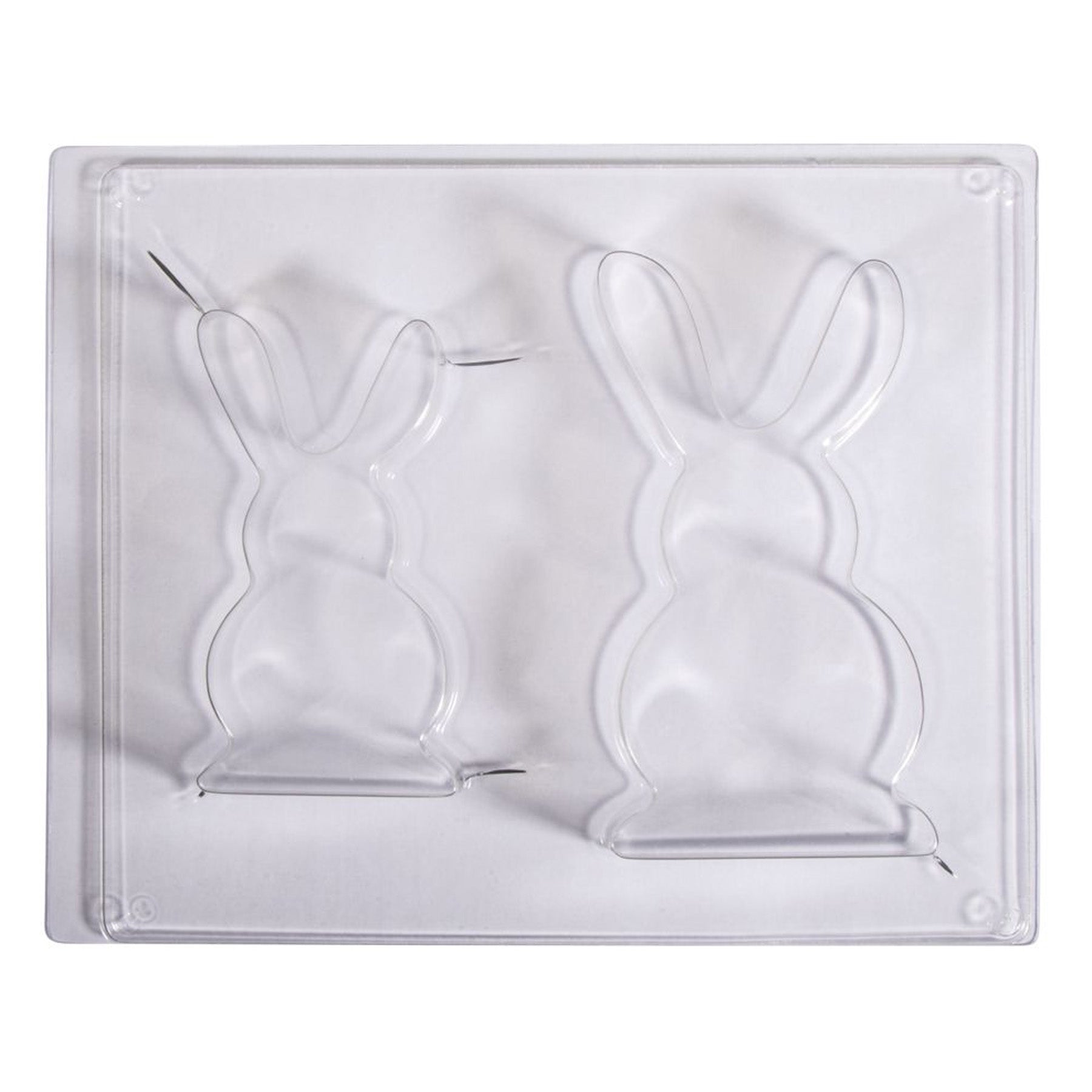 Crealive Giessform - Hasenfamilie Hallo Frühling! Heisse die Osterzeit mit einer selbst gegossenen Hasen-Dekoration willkommen. Die Giessform mit Hasenmotiven wird in Kombination mit Kreativbeton, Giesspulver oder Seife verwendet. Frühlingserwachen mit niedlicher Osterhasen-Dekoration. Inhalt: 1 Giessform mit 2 Hasen Spezifikationen: Material: hochwertiges, transparentes PET Formgrössen: 8 x 14.5 cm & 6.5 x 11.7 cm Motivtiefe: 3 cm