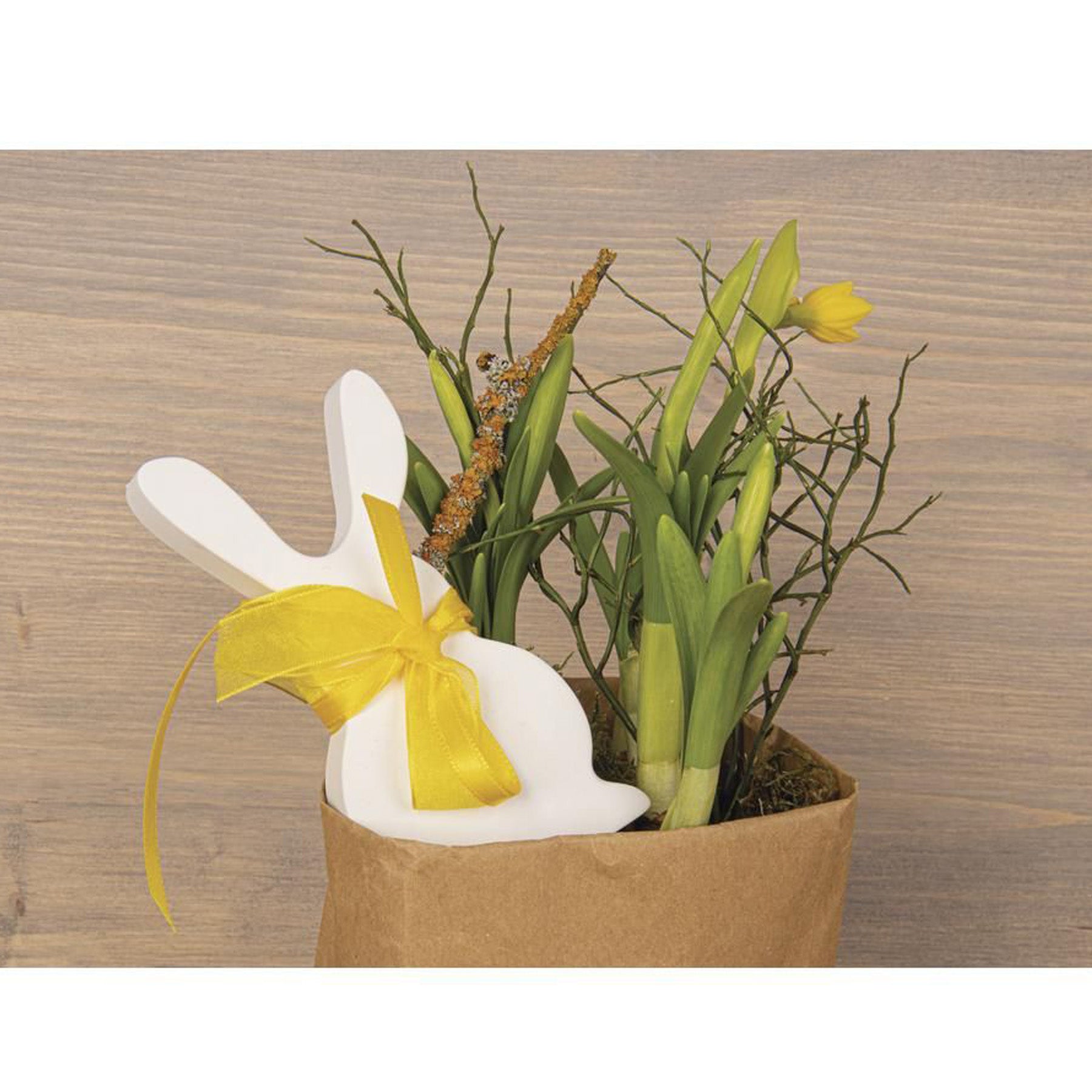 Crealive Giessform - Hasenfamilie Hallo Frühling! Heisse die Osterzeit mit einer selbst gegossenen Hasen-Dekoration willkommen. Die Giessform mit Hasenmotiven wird in Kombination mit Kreativbeton, Giesspulver oder Seife verwendet. Frühlingserwachen mit niedlicher Osterhasen-Dekoration. Inhalt: 1 Giessform mit 2 Hasen Spezifikationen: Material: hochwertiges, transparentes PET Formgrössen: 8 x 14.5 cm & 6.5 x 11.7 cm Motivtiefe: 3 cm