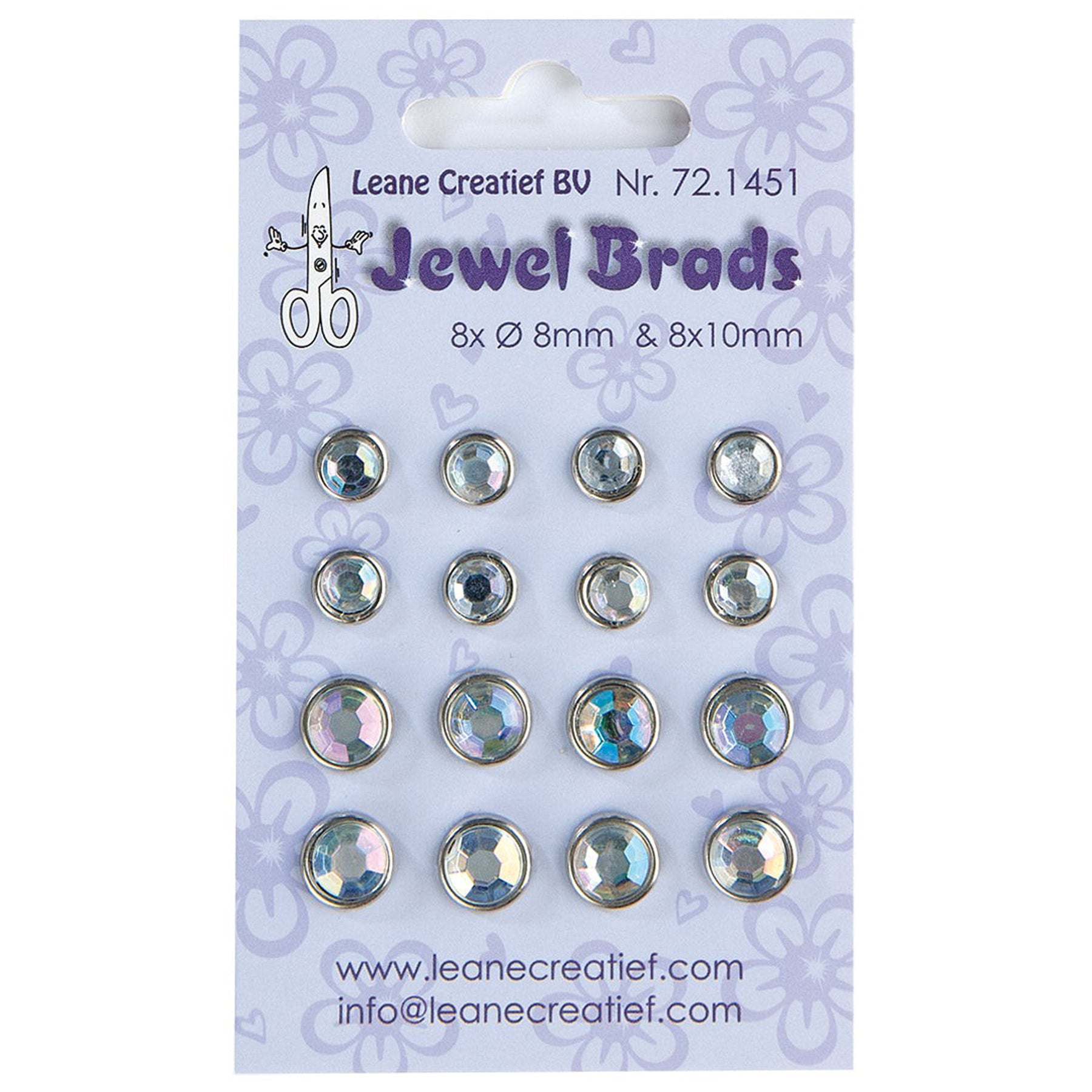Crealive Jewel brads - Crystal
Inhalt:
• 16 Brads / Klammern
Spezifikationen:
• Grössen: 8 x 8 mm / 8 x 10 mm
• funkelnde Steine
Musterklammern / Brads sind geeignet für:
• Karten-Verzierungen
• Plotten
• Scrapbooking
• Geschenke
• kleine Tüten
Musterklammern / Brads sind hervorragend zum Dekorieren und Verzieren von Karten, Scrapbooking Seiten, persönliche Geschenke oder kleine Tüten. Sie lassen sich einfach befestigen und sind vielfältig einsetzbar.