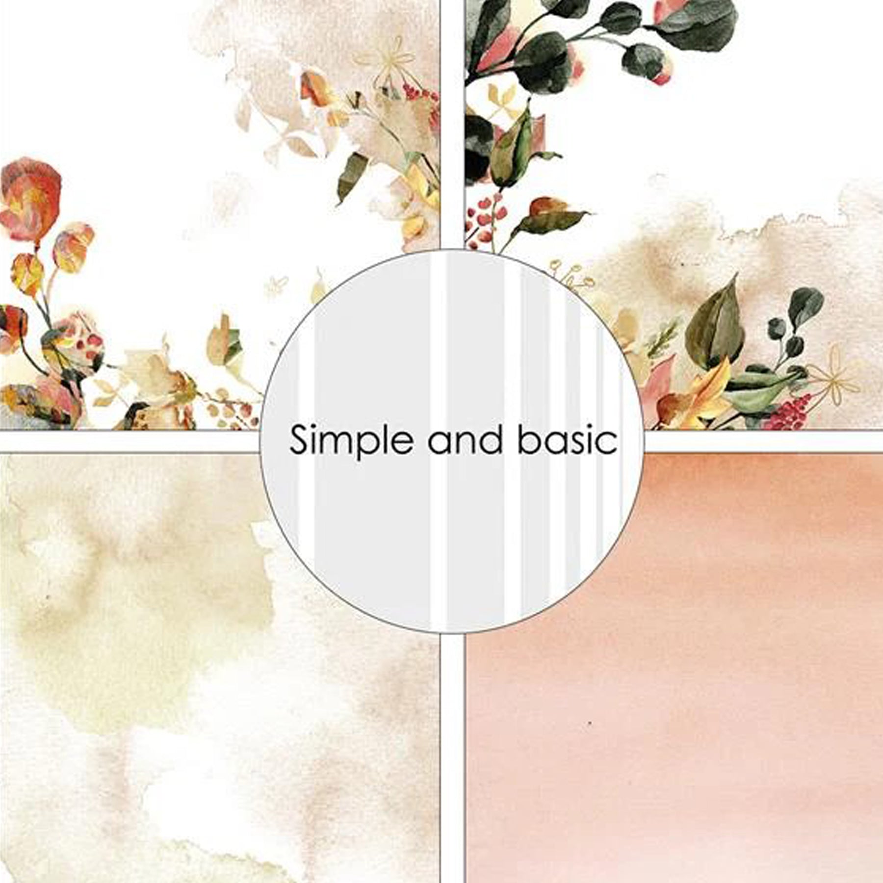 Paper Pad 200 g/m2 - 15 cm x 15 cm - A touch of autumn
Inhalt:
• 24 Blatt
• 8 Designs
Spezifikationen:
• 15 cm x 15 cm
• 200 g/m2
• einseitig bedruckt
• säure- und ligninfrei
Dieses Paper Pad ist geeignet für:
• Karten
• Boxen
• 3D-Projekte
• kleine Geschenkboxen & Verpackungen
• Plotten
• Scrapbooking