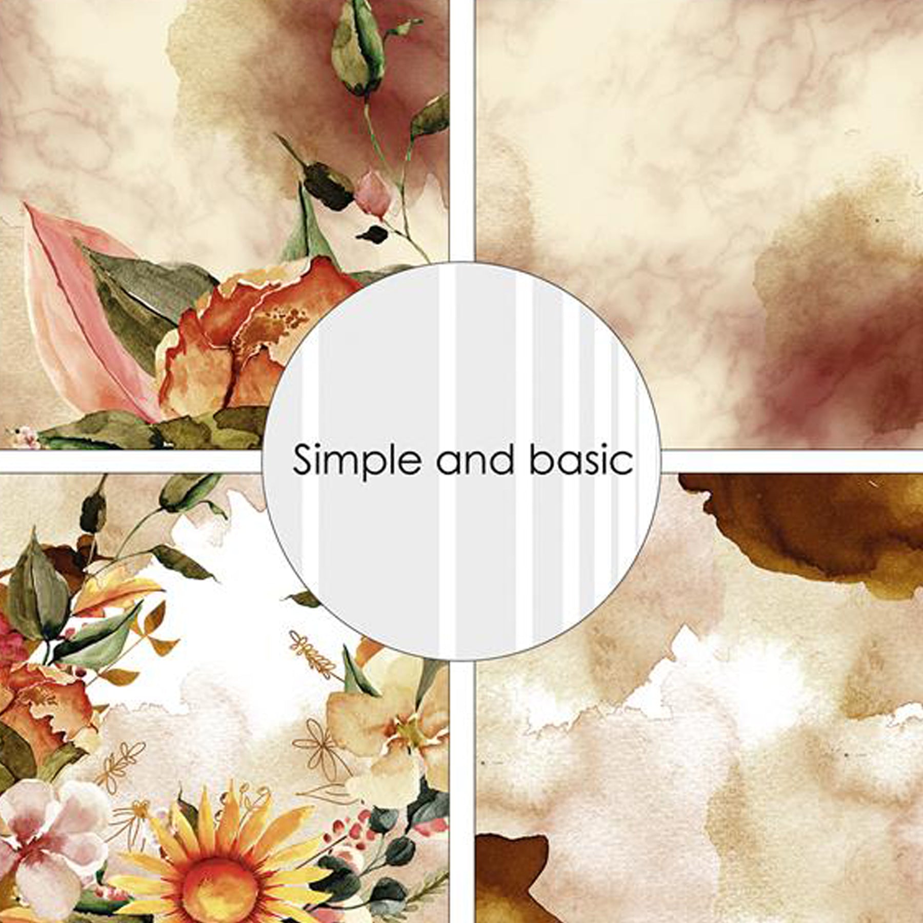 Paper Pad 200 g/m2 - 15 cm x 15 cm - A touch of autumn
Inhalt:
• 24 Blatt
• 8 Designs
Spezifikationen:
• 15 cm x 15 cm
• 200 g/m2
• einseitig bedruckt
• säure- und ligninfrei
Dieses Paper Pad ist geeignet für:
• Karten
• Boxen
• 3D-Projekte
• kleine Geschenkboxen & Verpackungen
• Plotten
• Scrapbooking