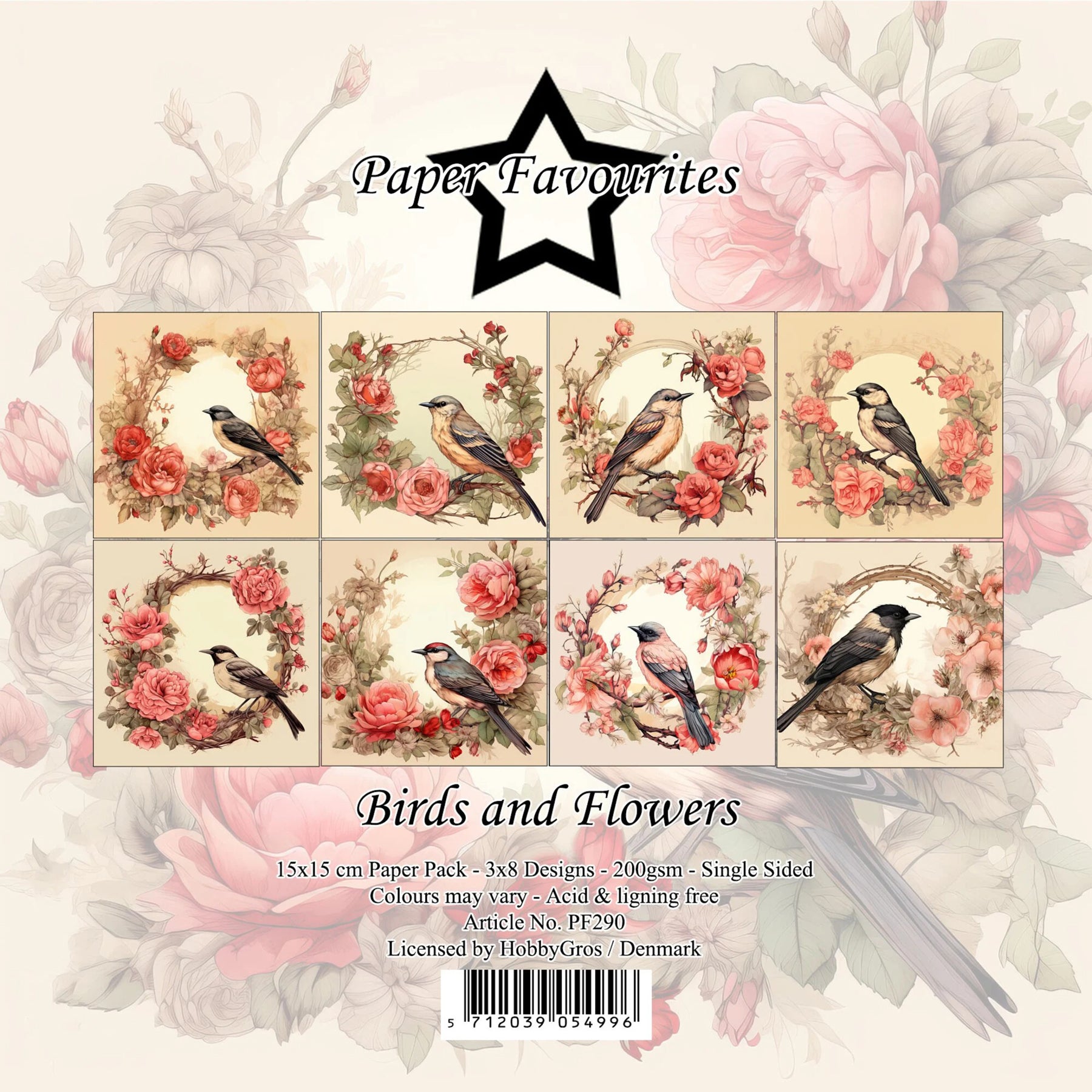 Crealive Paper Pad 200 g/m2 - 15 cm x 15 cm - Birds and Flowers
Inhalt:
• 24 Bogen
• 8 Designs
Spezifikationen:
• 15 cm x 15 cm
• 200 g/m2
• einseitig bedruckt
• säure- und ligninfrei
Dieses Paper Pad ist geeignet für:
• Karten
• Karten-Verzierungen
• Plotten
• Stanzen
• Prägen
• Scrapbooking
Dieses einseitig bedruckte Designpapier mit verträumten Vogel-Designs ist eine wunderbare Basis für kreative, spezielle, individuelle Karten, Plotts, Verzierungen von Geschenktaschen, Schachteln, Karten, Gesche
