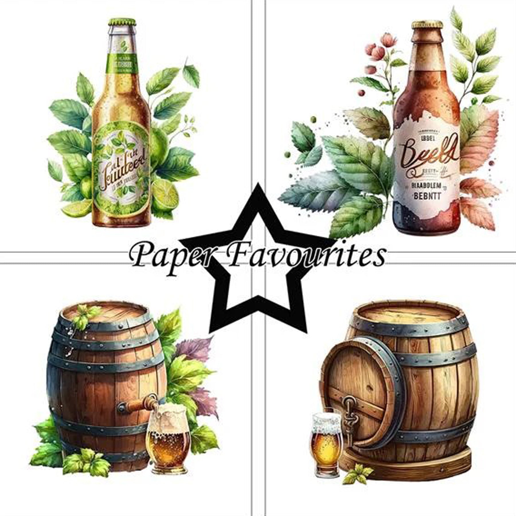 Crealive Paper Pad 200 g/m2 - 15 cm x 15 cm - Bottle of Beer
Inhalt:
• 24 Bogen
• 8 Designs
Spezifikationen:
• 15 cm x 15 cm
• 200 g/m2
• einseitig bedruckt
• säure- und ligninfrei
Dieses Paper Pad ist geeignet für:
• Karten
• Karten-Verzierungen
• kleine Geschenkboxen & Verpackungen
• Plotten
• Stanzen
• Prägen
• Scrapbooking
• Journaling
• Mixed Media
Dieses einseitig bedruckte Designpapier ist eine ausgefallene Basis für kreative, spezielle, individuelle Karten, Plotts, Verzierungen von Geschenkt