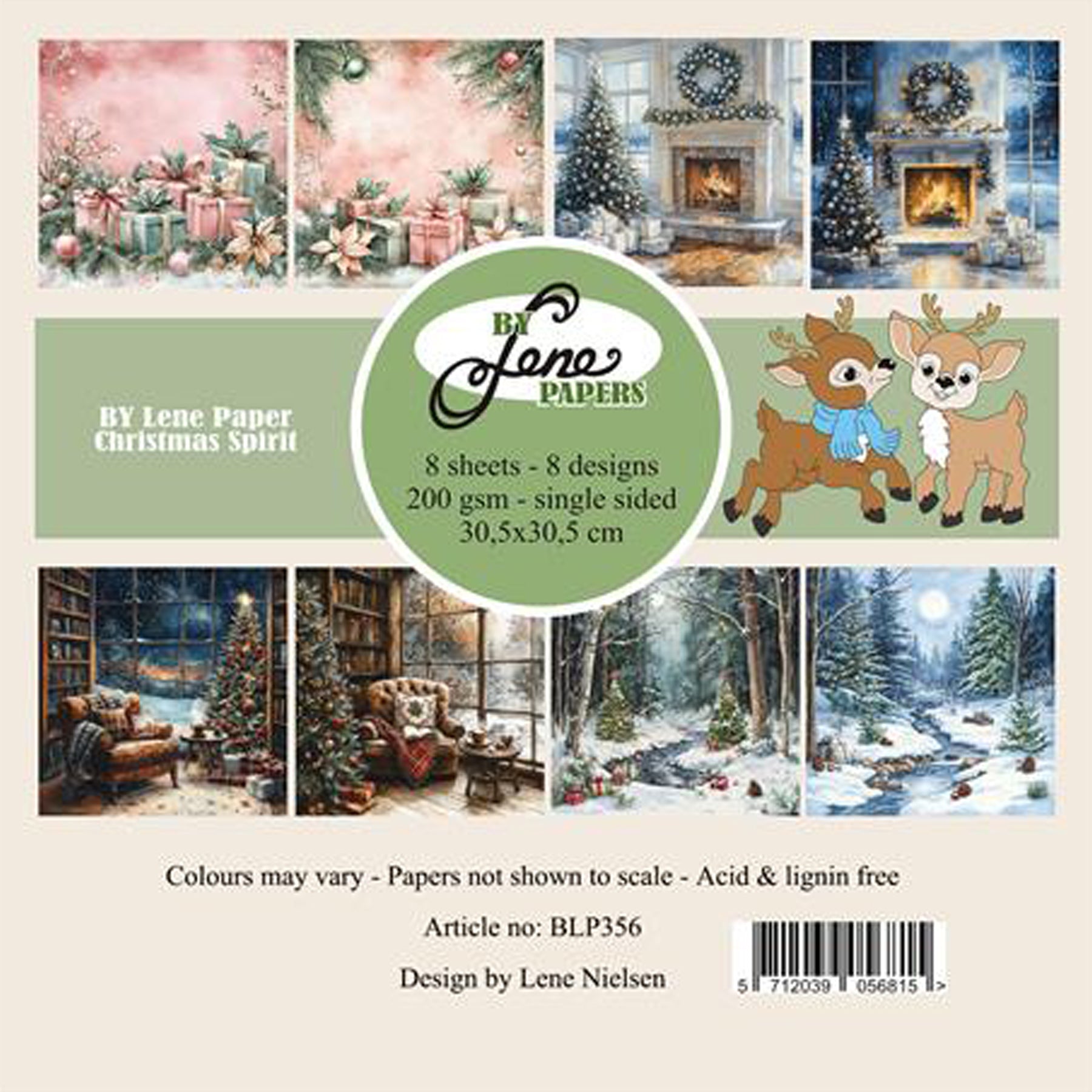 Crealive Paper Pad 200 g/m2 - 15 cm x 15 cm - Christmas Spirit
Inhalt:
• 24 Blatt
• 8 Designs
Spezifikationen:
• 15 cm x 15 cm
• 200 g/m2
• einseitig bedruckt
• säure- und ligninfrei
Dieses Paper Pad ist geeignet für:
• Karten
• Boxen
• 3D-Projekte
• kleine Geschenkboxen & Verpackungen
• Plotten
• Scrapbooking