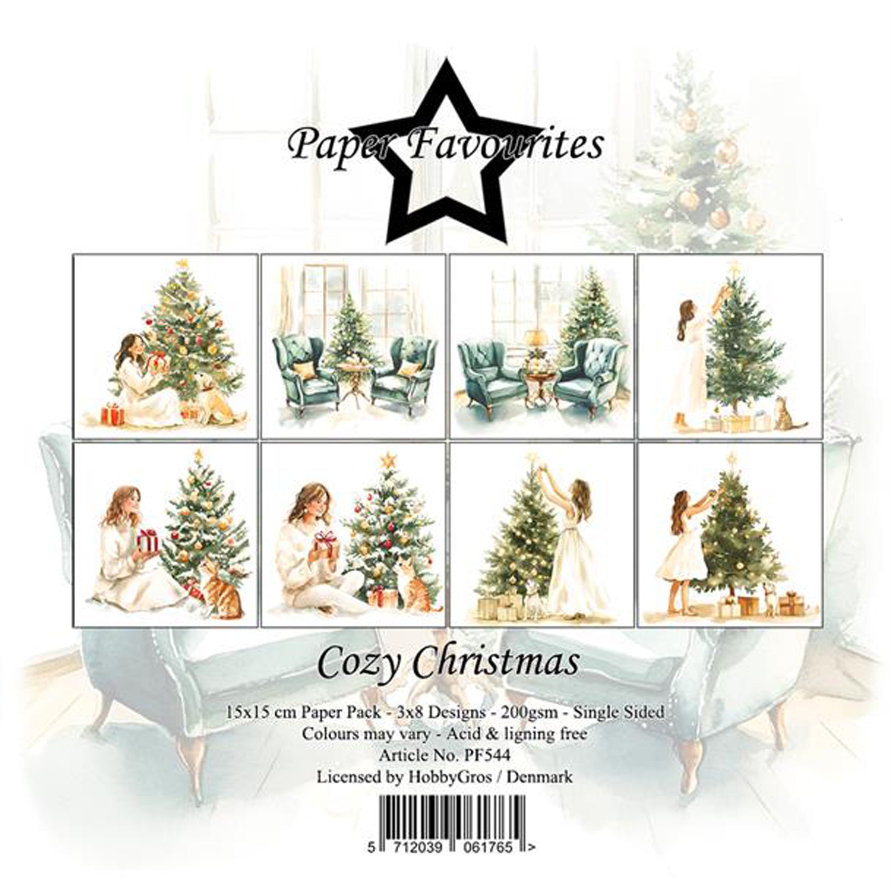 Crealive Paper Pad 200 g/m2 - 15 cm x 15 cm - Cozy Christmas
Inhalt:
• 24 Bogen
• 8 Designs
Spezifikationen:
• 15 cm x 15 cm
• 200 g/m2
• einseitig bedruckt
• säure- und ligninfrei
Dieses Paper Pad ist geeignet für:
• Karten
• Karten-Verzierungen
• kleine Geschenkboxen & Verpackungen
• Plotten
• Stanzen
• Prägen
• Scrapbooking
• Journaling
• Mixed Media
Dieses einseitig bedruckte Designpapier im weihnachtlichen Look ist eine bezaubernde Basis für kreative, spezielle, individuelle Karten, Plotts, Ver
