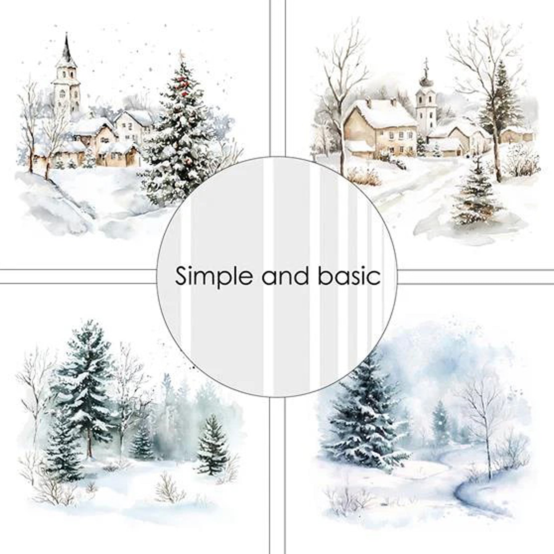 Paper Pad 200 g/m2 - 15 cm x 15 cm - Cozy Christmas and Winter Scenes
Inhalt:
• 24 Blatt
• 8 Designs
Spezifikationen:
• 15 cm x 15 cm
• 200 g/m2
• einseitig bedruckt
• säure- und ligninfrei
Dieses Paper Pad ist geeignet für:
• Karten
• Boxen
• 3D-Projekte
• kleine Geschenkboxen & Verpackungen
• Plotten
• Scrapbooking