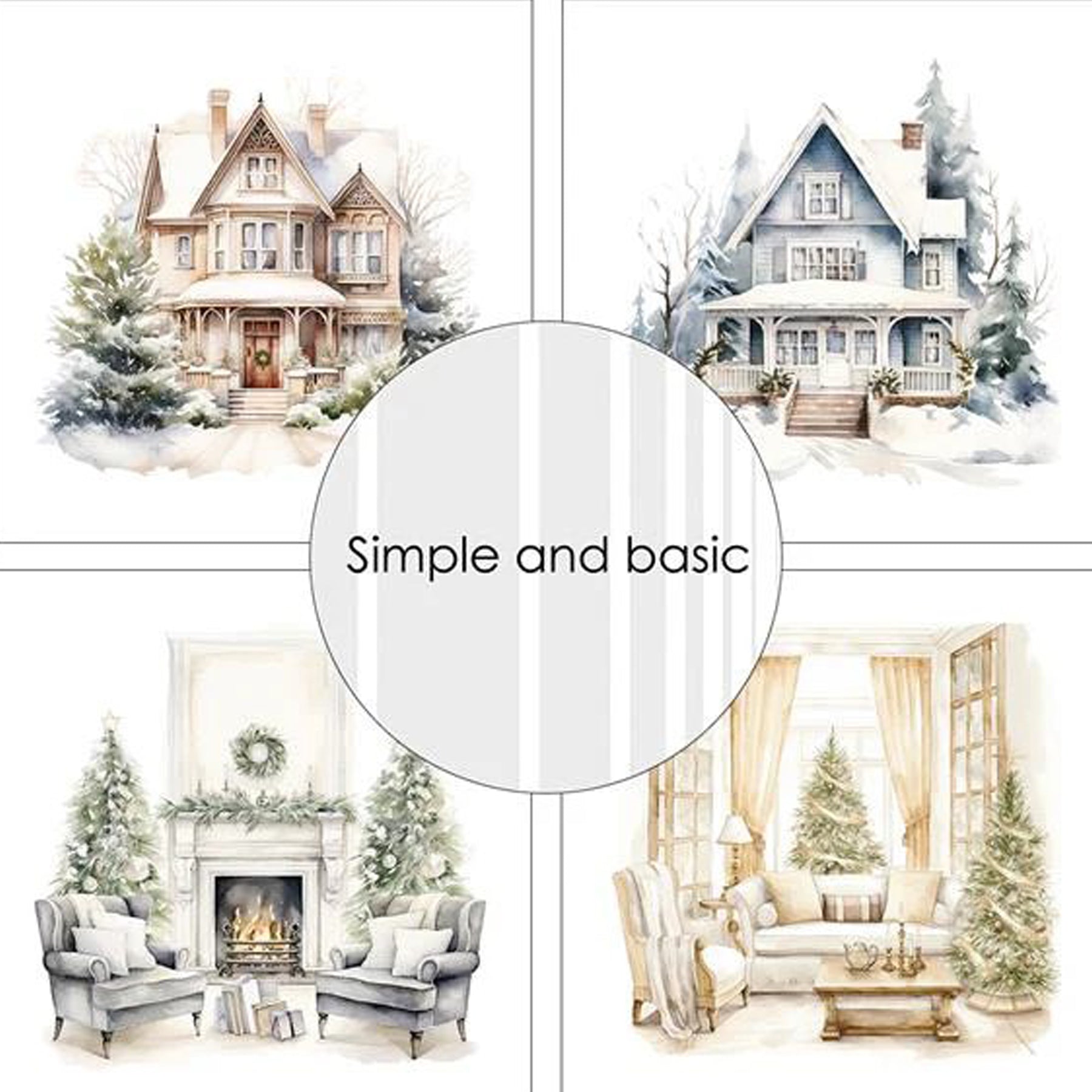 Paper Pad 200 g/m2 - 15 cm x 15 cm - Cozy Christmas and Winter Scenes
Inhalt:
• 24 Blatt
• 8 Designs
Spezifikationen:
• 15 cm x 15 cm
• 200 g/m2
• einseitig bedruckt
• säure- und ligninfrei
Dieses Paper Pad ist geeignet für:
• Karten
• Boxen
• 3D-Projekte
• kleine Geschenkboxen & Verpackungen
• Plotten
• Scrapbooking