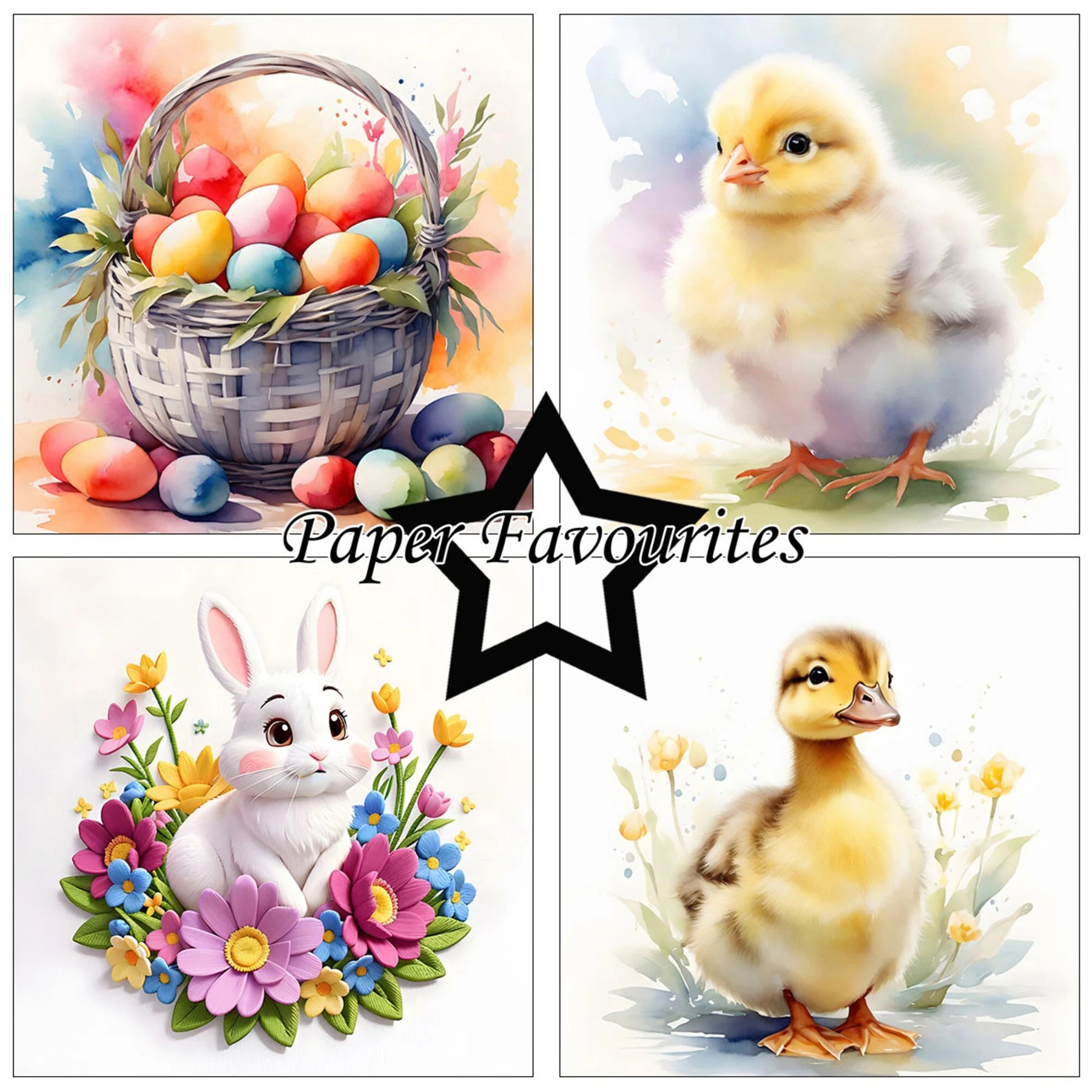 Crealive Paper Pad 200 g/m2 - 15 cm x 15 cm - Cute Easter
Inhalt:
• 24 Bogen
• 8 Designs
Spezifikationen:
• 15 cm x 15 cm
• 200 g/m2
• einseitig bedruckt
• säure- und ligninfrei
Dieses Paper Pad ist geeignet für:
• Karten
• Karten-Verzierungen
• Plotten
• Stanzen
• Prägen
• Scrapbooking
Dieses einseitig bedruckte Designpapier mit süssen Oster-Motiven ist eine wunderhübsche Basis für kreative, spezielle, individuelle Karten, Plotts, Verzierungen von Geschenktaschen, Schachteln, Karten, Geschenkboxen,
