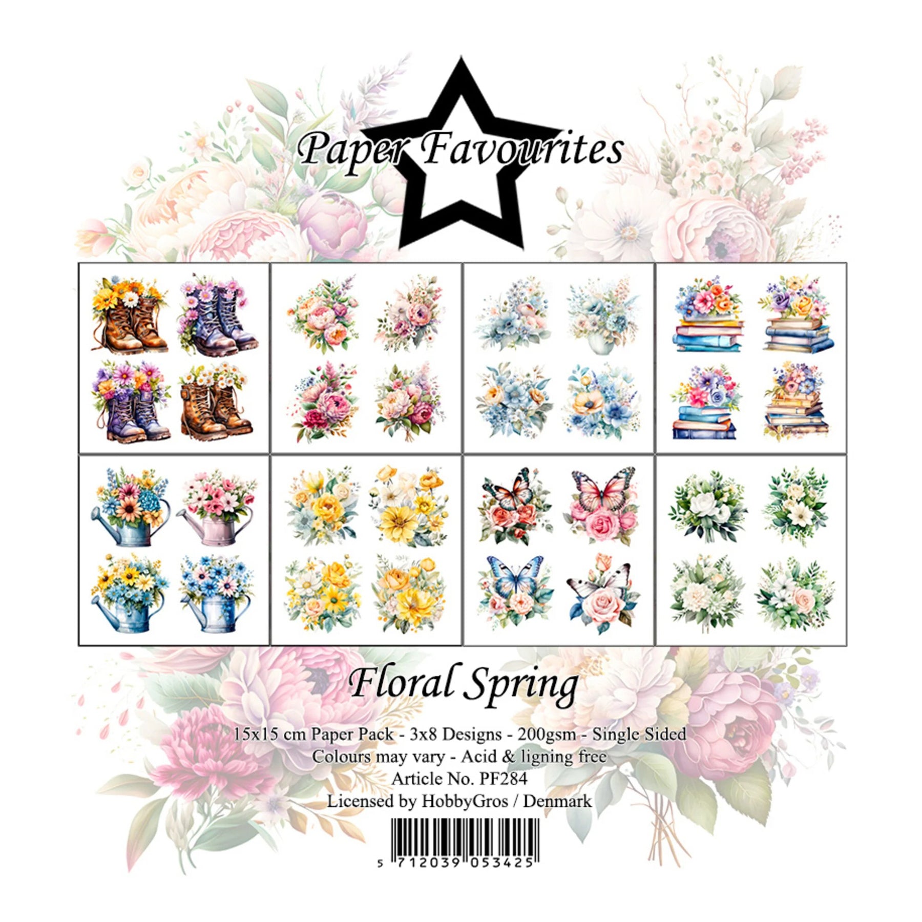 Crealive Paper Pad 200 g/m2 - 15 cm x 15 cm - Floral Spring
Inhalt:
• 24 Bogen
• 8 Designs
Spezifikationen:
• 15 cm x 15 cm
• 200 g/m2
• einseitig bedruckt
• säure- und ligninfrei
Dieses Paper Pad ist geeignet für:
• Karten
• Karten-Verzierungen
• Plotten
• Stanzen
• Prägen
• Scrapbooking
Dieses einseitig bedruckte Designpapier mit blumigen Frühlings-Motiven ist eine tolle Basis für kreative, spezielle, individuelle Karten, Plotts, Verzierungen von Geschenktaschen, Schachteln, Karten, Geschenkboxen,