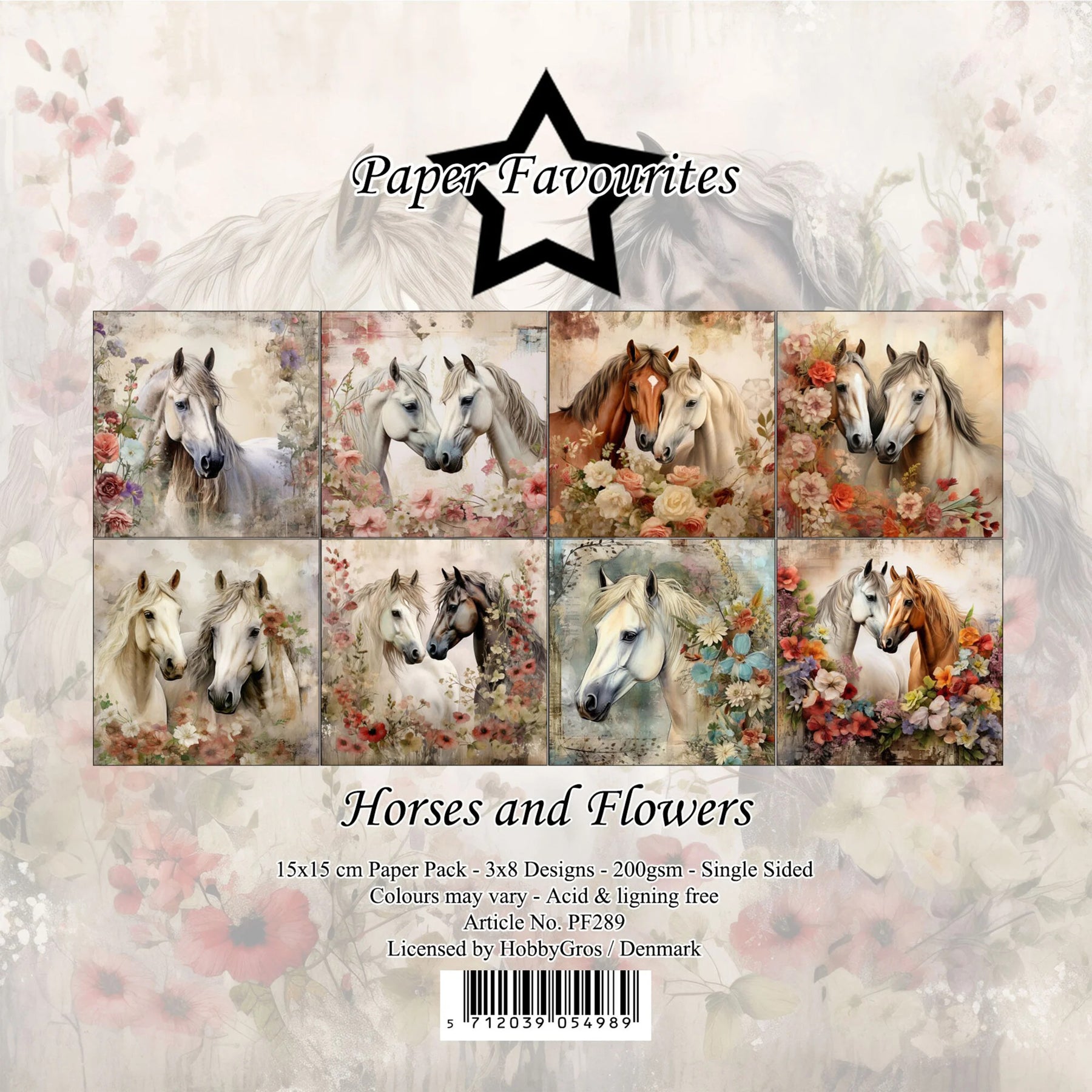 Crealive Paper Pad 200 g/m2 - 15 cm x 15 cm - Horses and Flowers
Inhalt:
• 24 Bogen
• 8 Designs
Spezifikationen:
• 15 cm x 15 cm
• 200 g/m2
• einseitig bedruckt
• säure- und ligninfrei
Dieses Paper Pad ist geeignet für:
• Karten
• Karten-Verzierungen
• Plotten
• Stanzen
• Prägen
• Scrapbooking
Dieses einseitig bedruckte Designpapier mit verträumten Pferde-Designs ist eine tolle Basis für kreative, spezielle, individuelle Karten, Plotts, Verzierungen von Geschenktaschen, Schachteln, Karten, Geschenkb