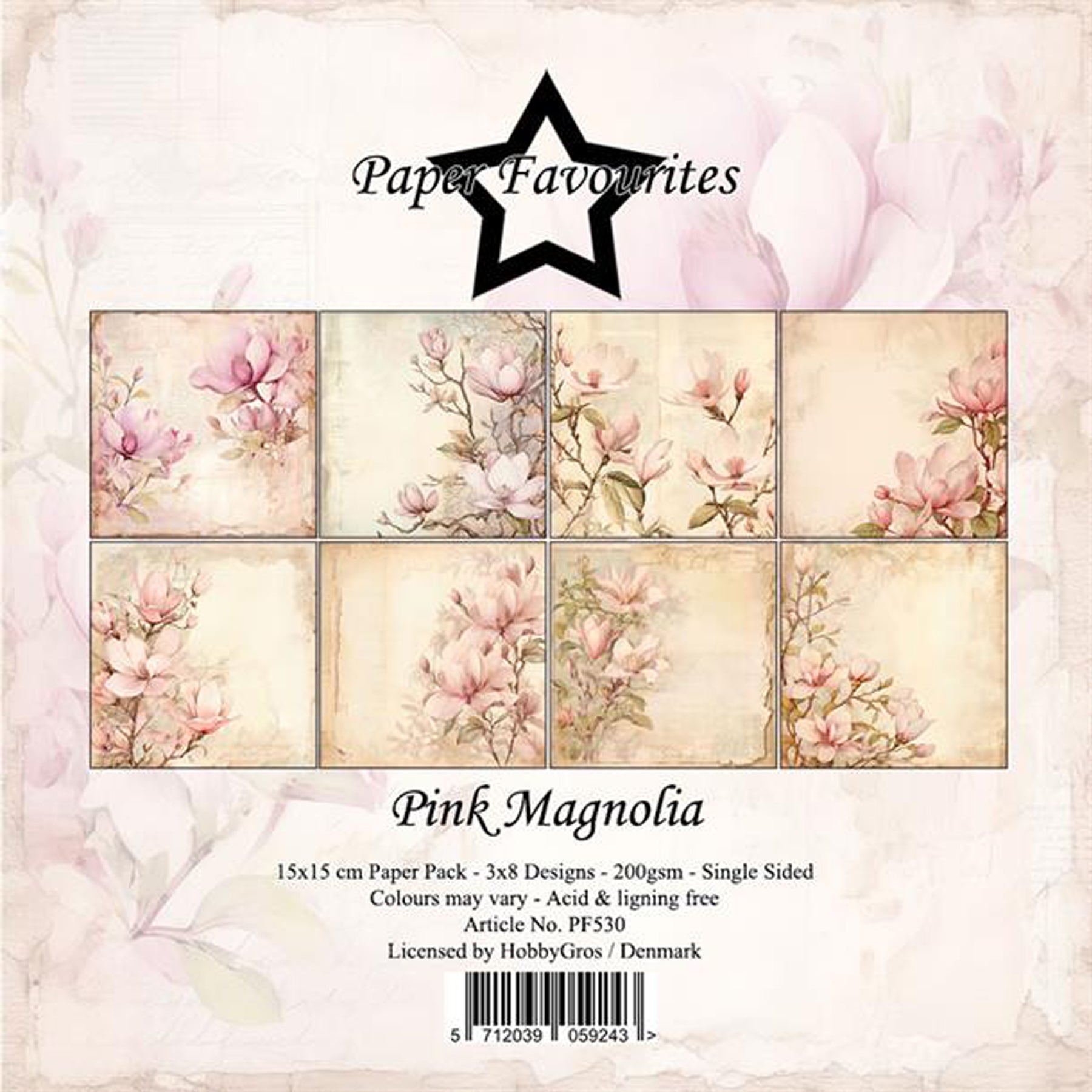 Crealive Paper Pad 200 g/m2 - 15 cm x 15 cm - Pink Magnolia
Inhalt:
• 24 Bogen
• 8 Designs
Spezifikationen:
• 15 cm x 15 cm
• 200 g/m2
• einseitig bedruckt
• säure- und ligninfrei
Dieses Paper Pad ist geeignet für:
• Karten
• Karten-Verzierungen
• Plotten
• Stanzen
• Prägen
• Scrapbooking
Dieses einseitig bedruckte Designpapier im verträumten Look mit wunderbaren Magnolien, ist eine wunderbare Basis für kreative, spezielle, individuelle Karten, Plotts, Verzierungen von Geschenktaschen, Schachteln, K