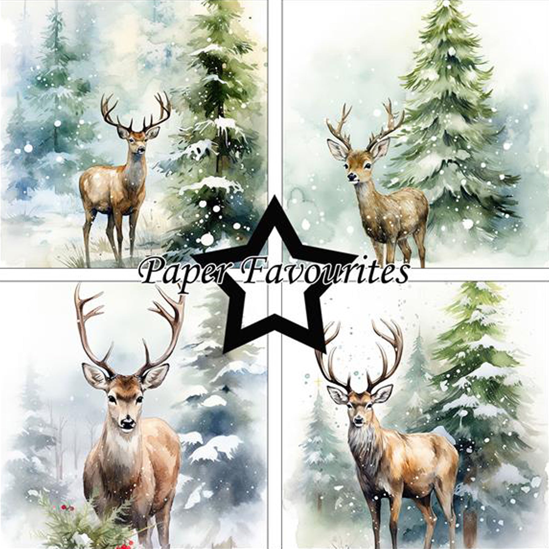Crealive Paper Pad 200 g/m2 - 15 cm x 15 cm - Reindeer
Inhalt:
• 24 Bogen
• 8 Designs
Spezifikationen:
• 15 cm x 15 cm
• 200 g/m2
• einseitig bedruckt
• säure- und ligninfrei
Dieses Paper Pad ist geeignet für:
• Karten
• Karten-Verzierungen
• kleine Geschenkboxen & Verpackungen
• Plotten
• Stanzen
• Prägen
• Scrapbooking
• Journaling
• Mixed Media
Dieses einseitig bedruckte Designpapier mit bezaubernd illustrierten Hirsch-Motiven im Wald ist eine wundervolle Basis für kreative, spezielle, individuel