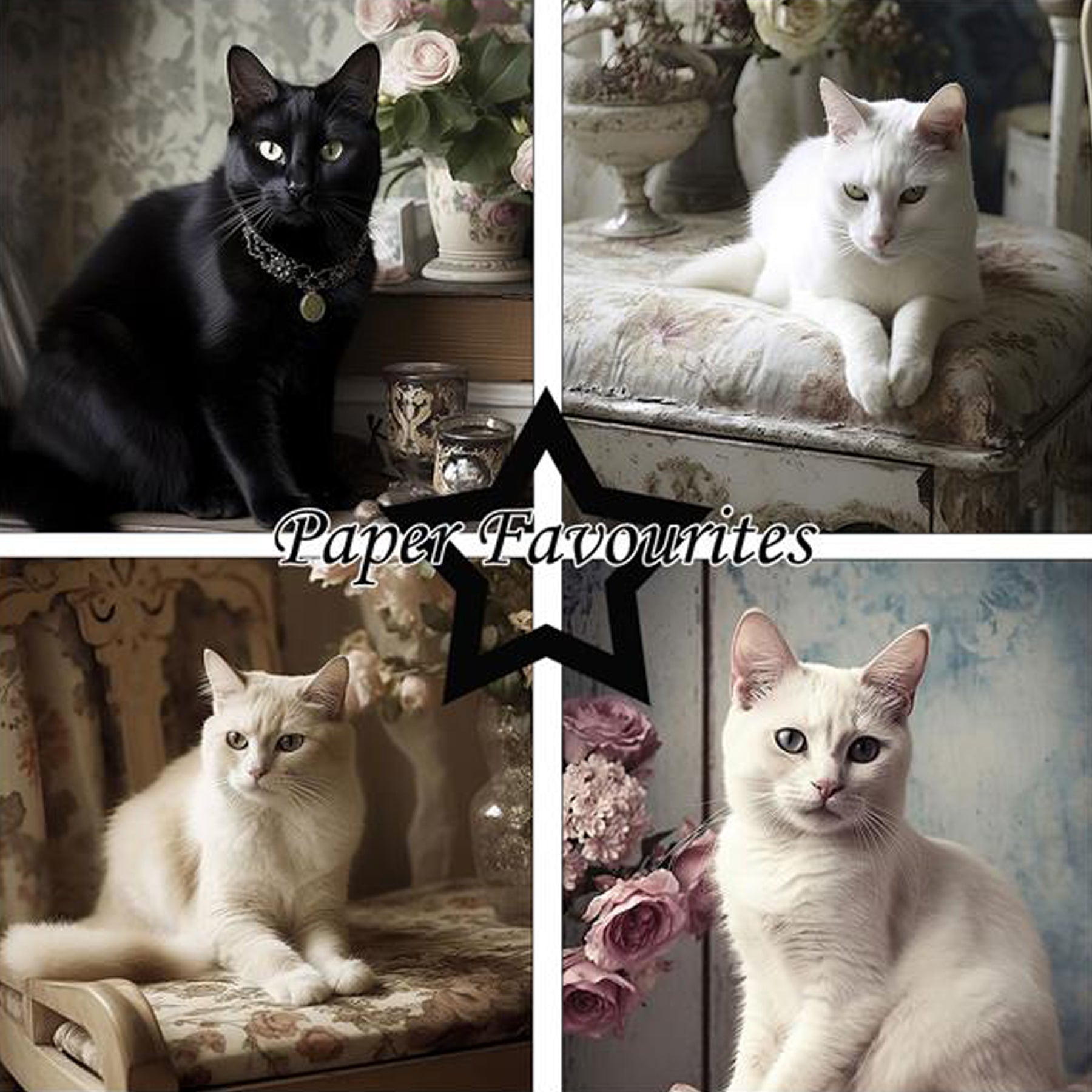 Crealive Paper Pad 200 g/m2 - 6’’ x 6’’ - Shabby Cats
Inhalt:
• 24 Bogen
• 8 Designs
Spezifikationen:
• 6’’ x 6’’ (15 cm x 15 cm)
• 200 g/m2
• einseitig bedruckt
• säure- und ligninfrei
Dieses Paper Pad ist geeignet für:
• Karten
• Karten-Verzierungen
• Plotten
• Stanzen
• Prägen
• Scrapbooking
Dieses einseitig bedruckte Designpapier mit Katzen im Shabby-Style ist eine super Basis für kreative, spezielle, individuelle Karten, Plotts, Schachteln, Karten-Verzierungen, Geschenkboxen, Scrapbooking und vi