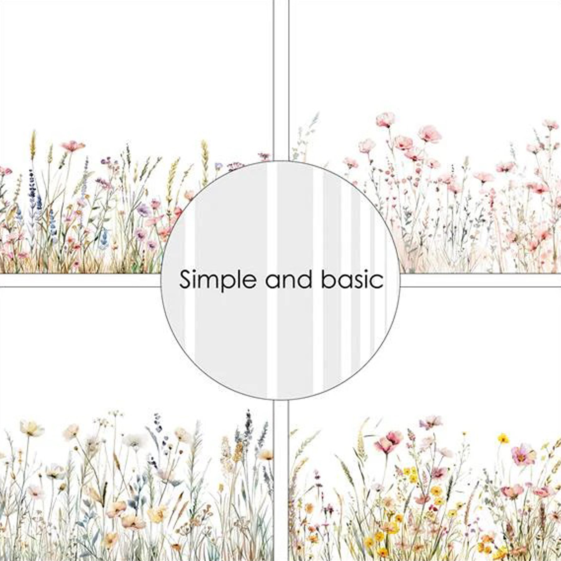 Crealive Paper Pad 200 g/m2 - 15 cm x 15 cm - Floral borders
Inhalt:
• 24 Blatt
• 8 Designs
Spezifikationen:
• 15 cm x 15 cm
• 200 g/m2
• einseitig bedruckt
• säure- und ligninfrei
Dieses Paper Pad ist geeignet für:
• Karten
• Karten-Verzierungen
• kleine Geschenkboxen & Verpackungen
• Plotten
• Stanzen
• Prägen
• Scrapbooking
• Journaling
• Mixed Media
Dieses einseitig bedruckte Designpapier im floralen Look mit bezaubernden Wiesen, ist eine wunderschöne Basis für kreative, spezielle, individuell