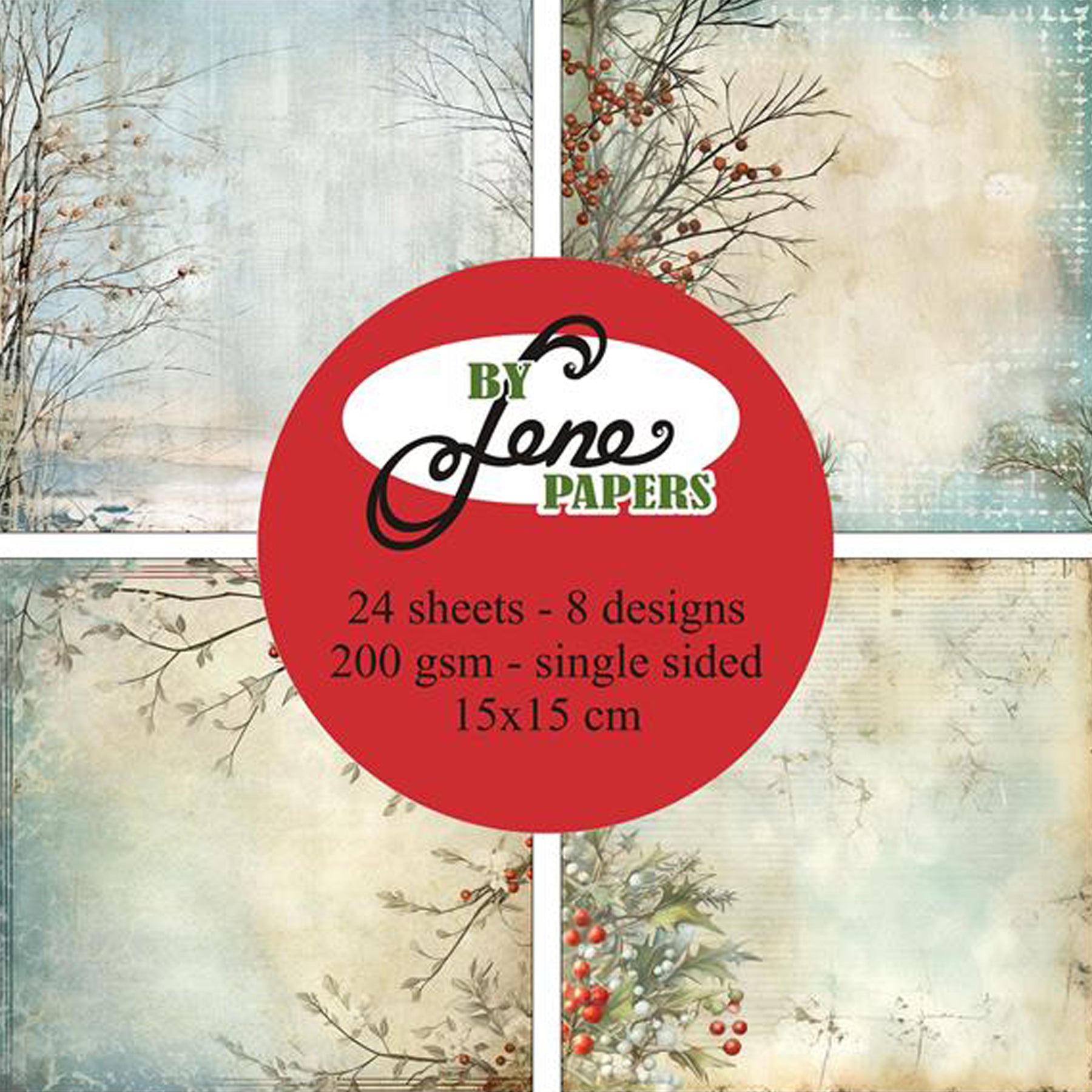 Crealive Paper Pad 200 g/m2 - 15 cm x 15 cm - Soft Christmas
Inhalt:
• 24 Blatt
• 8 Designs
Spezifikationen:
• 15 cm x 15 cm
• 200 g/m2
• einseitig bedruckt
• säure- und ligninfrei
Dieses Paper Pad ist geeignet für:
• Karten
• Boxen
• 3D-Projekte
• kleine Geschenkboxen & Verpackungen
• Plotten
• Scrapbooking