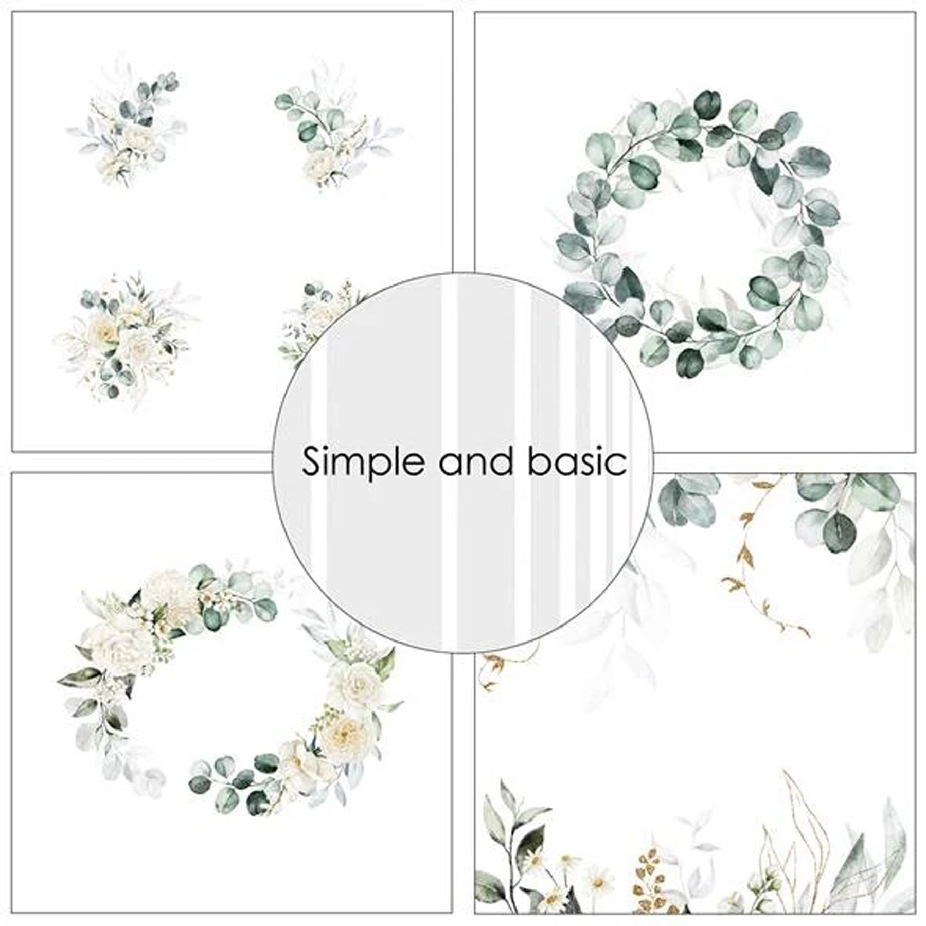 Crealive Paper Pad 200 g/m2 - 15 cm x 15 cm - Soft and elegant
Inhalt:
• 24 Blatt
• 8 Designs
Spezifikationen:
• 15 cm x 15 cm
• 200 g/m2
• einseitig bedruckt
• säure- und ligninfrei
Dieses Paper Pad ist geeignet für:
• Karten
• Karten-Verzierungen
• kleine Geschenkboxen & Verpackungen
• Plotten
• Stanzen
• Prägen
• Scrapbooking
• Journaling
• Mixed Media
Dieses einseitig bedruckte Designpapier im floralen Look mit romantischen Blumenranken, ist eine wunderschöne Basis für kreative, spezielle, individ