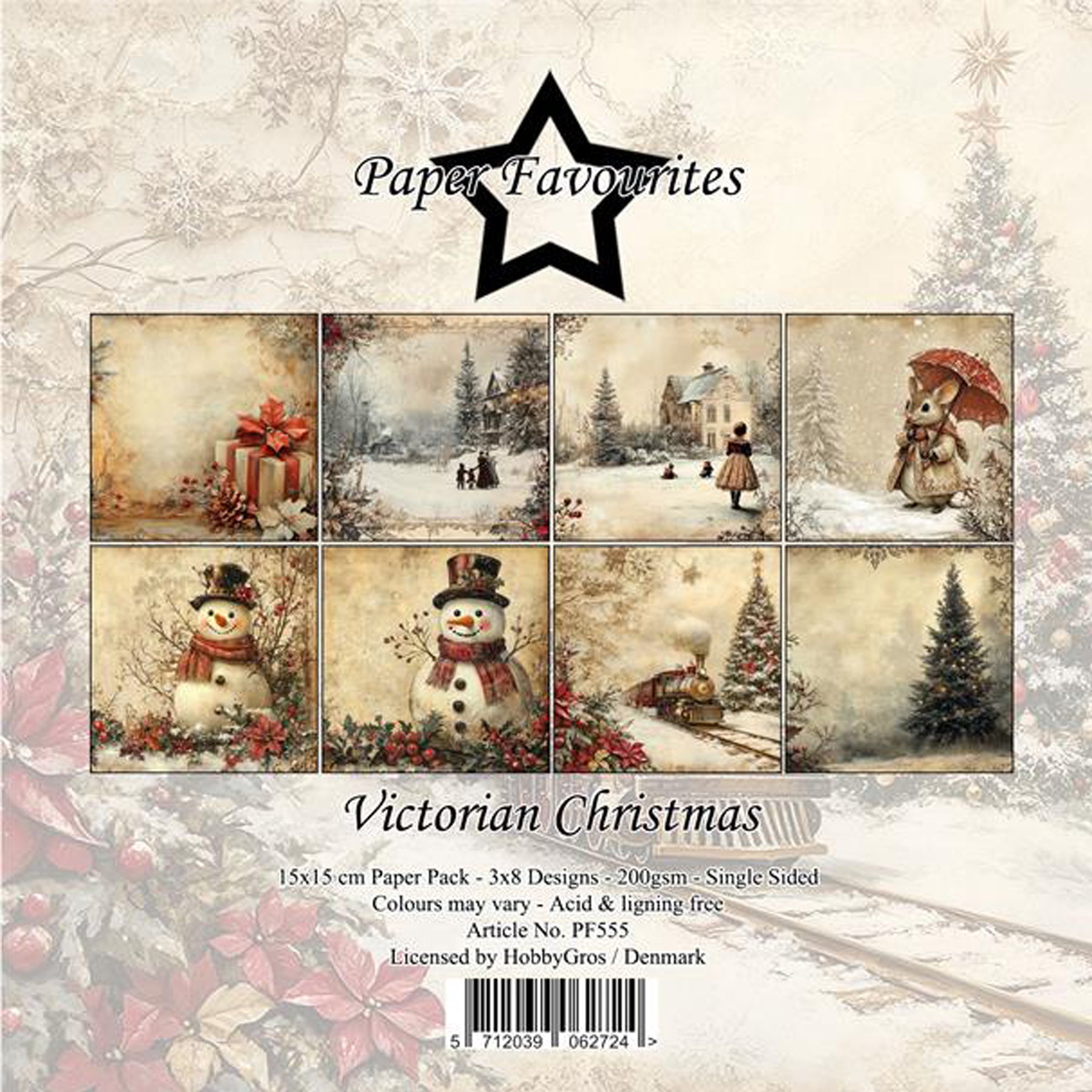 Crealive Paper Pad 200 g/m2 - 15 cm x 15 cm - Victorian Christmas
Inhalt:
• 24 Bogen
• 8 Designs
Spezifikationen:
• 15 cm x 15 cm
• 200 g/m2
• einseitig bedruckt
• säure- und ligninfrei
Dieses Paper Pad ist geeignet für:
• Karten
• Karten-Verzierungen
• kleine Geschenkboxen & Verpackungen
• Plotten
• Stanzen
• Prägen
• Scrapbooking
• Journaling
• Mixed Media
Dieses einseitig bedruckte Designpapier im winterlichen, viktorianischen Look ist eine bezaubernde Basis für kreative, spezielle, individuelle