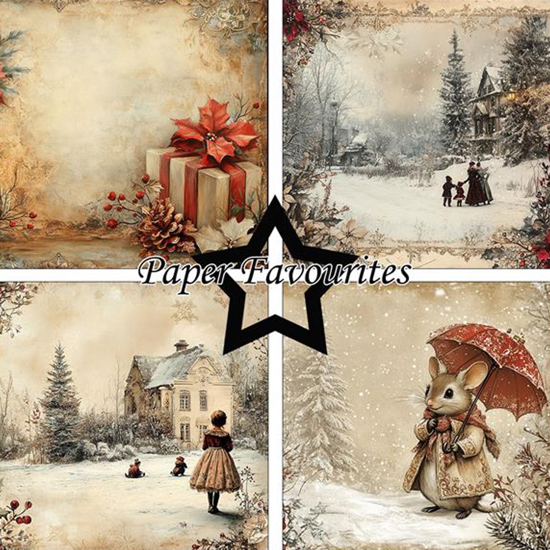 Crealive Paper Pad 200 g/m2 - 15 cm x 15 cm - Victorian Christmas
Inhalt:
• 24 Bogen
• 8 Designs
Spezifikationen:
• 15 cm x 15 cm
• 200 g/m2
• einseitig bedruckt
• säure- und ligninfrei
Dieses Paper Pad ist geeignet für:
• Karten
• Karten-Verzierungen
• kleine Geschenkboxen & Verpackungen
• Plotten
• Stanzen
• Prägen
• Scrapbooking
• Journaling
• Mixed Media
Dieses einseitig bedruckte Designpapier im winterlichen, viktorianischen Look ist eine bezaubernde Basis für kreative, spezielle, individuelle