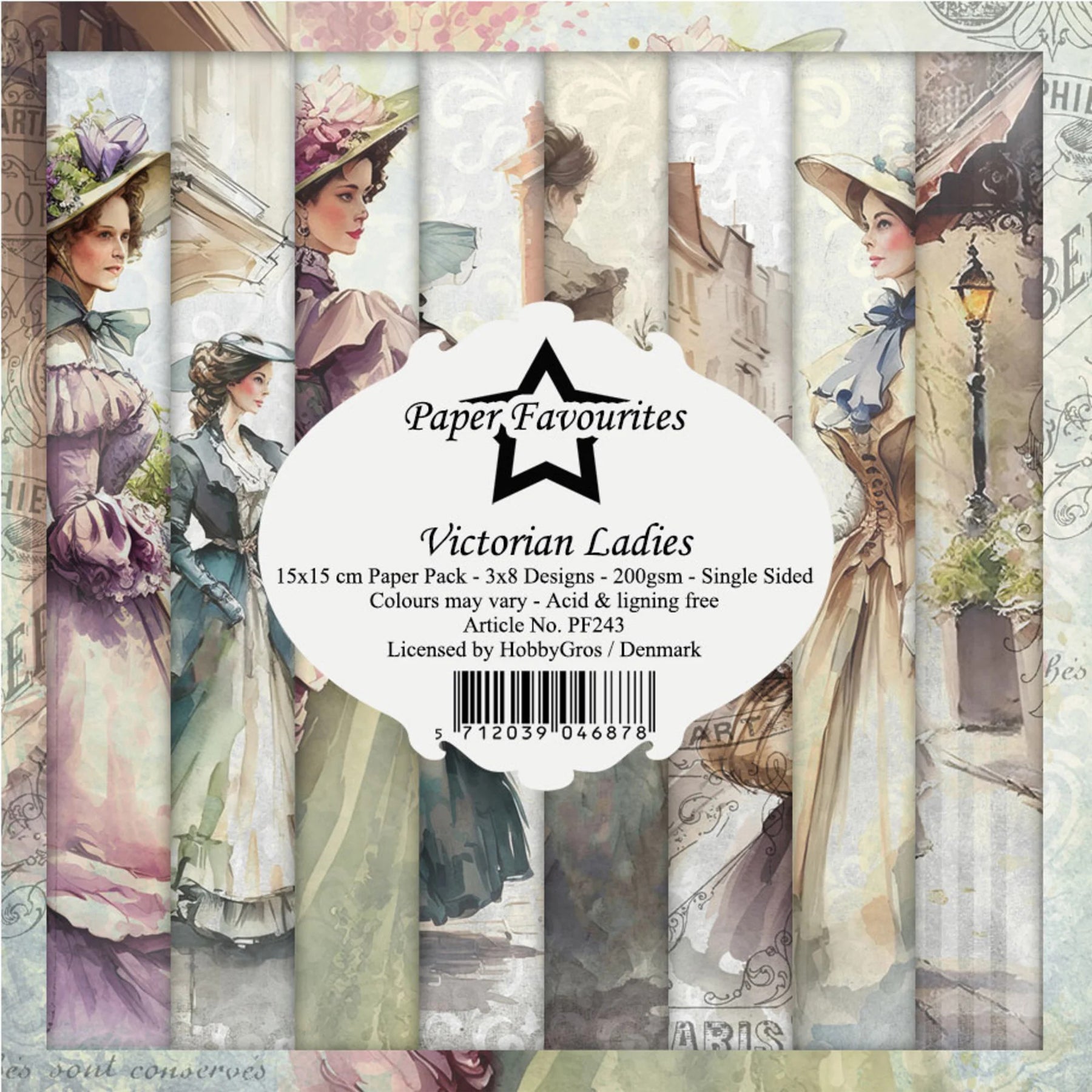Crealive Paper Pad 200 g/m2 - 6’’ x 6’’ - Victorian Ladies
Inhalt:
• 24 Bogen
• 8 Designs
Spezifikationen:
• 6’’ x 6’’ (15 cm x 15 cm)
• 200 g/m2
• einseitig bedruckt
• säure- und ligninfrei
Dieses Paper Pad ist geeignet für:
• Karten
• Karten-Verzierungen
• Plotten
• Stanzen
• Prägen
• Scrapbooking
• Plotten
Dieses einseitig bedruckte Designpapier ist eine wunderbare Basis für kreative, spezielle, individuelle Karten, Plotts, Verzierungen von Geschenktaschen, Schachteln, Karten, Geschenkboxen, Scrap