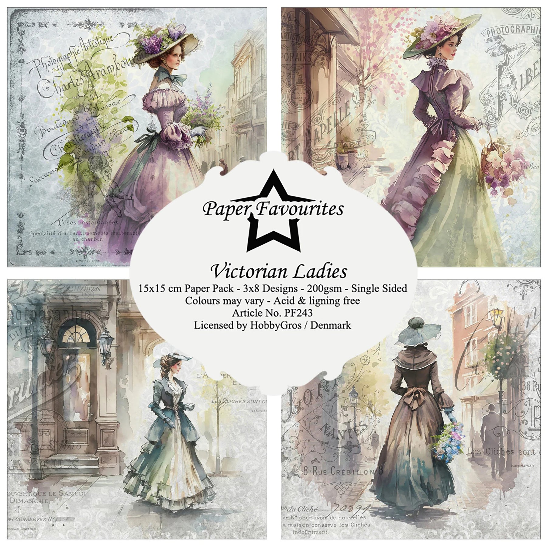 Crealive Paper Pad 200 g/m2 - 6’’ x 6’’ - Victorian Ladies
Inhalt:
• 24 Bogen
• 8 Designs
Spezifikationen:
• 6’’ x 6’’ (15 cm x 15 cm)
• 200 g/m2
• einseitig bedruckt
• säure- und ligninfrei
Dieses Paper Pad ist geeignet für:
• Karten
• Karten-Verzierungen
• Plotten
• Stanzen
• Prägen
• Scrapbooking
• Plotten
Dieses einseitig bedruckte Designpapier ist eine wunderbare Basis für kreative, spezielle, individuelle Karten, Plotts, Verzierungen von Geschenktaschen, Schachteln, Karten, Geschenkboxen, Scrap