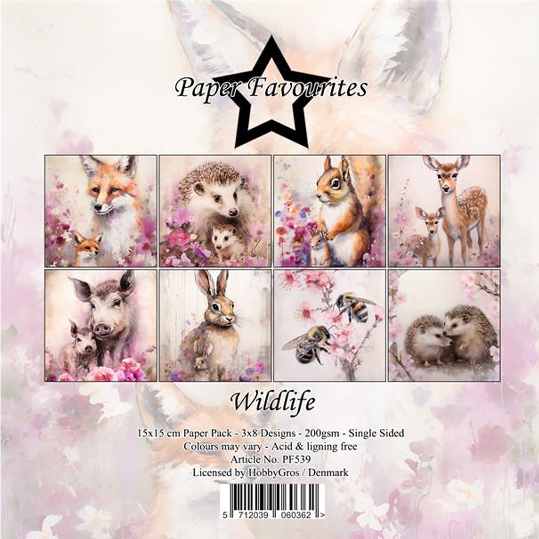 Crealive Paper Pad 200 g/m2 - 15 cm x 15 cm - Wildlife
Inhalt:
• 24 Bogen
• 8 Designs
Spezifikationen:
• 15 cm x 15 cm
• 200 g/m2
• einseitig bedruckt
• säure- und ligninfrei
Dieses Paper Pad ist geeignet für:
• Karten
• Karten-Verzierungen
• kleine Geschenkboxen & Verpackungen
• Plotten
• Stanzen
• Prägen
• Scrapbooking
• Journaling
• Mixed Media
Dieses einseitig bedruckte Designpapier mit süssen Tier-Designs ist eine wunderbare Basis für kreative, spezielle, individuelle Karten, Plotts, Verzierung