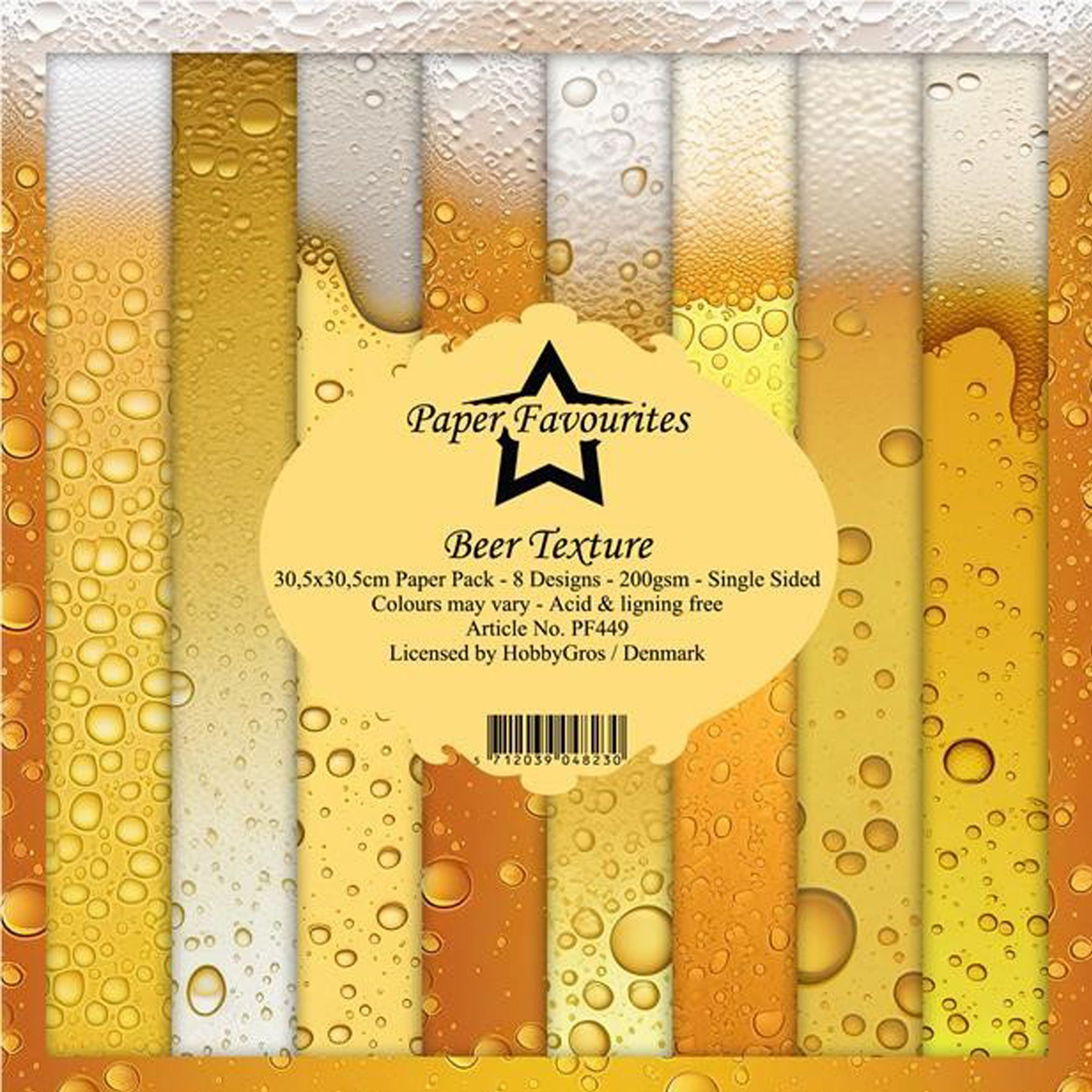 Crealive Paper Pad 200 g/m2 - 12’’ x 12’’ - Beer Texture
Inhalt:
• 8 Blatt
• 8 Designs
Spezifikationen:
• 12’’ x 12’’ (30.5 cm x 30.5 cm)
• 200 g/m2
• einseitig bedruckt
• säure- und ligninfrei
Dieses Paper Pad ist geeignet für:
• Karten
• Boxen
• 3D-Projekte
• Geschenkboxen & Verpackungen
• Plotten
• Scrapbooking
• Basteln mit Kindern