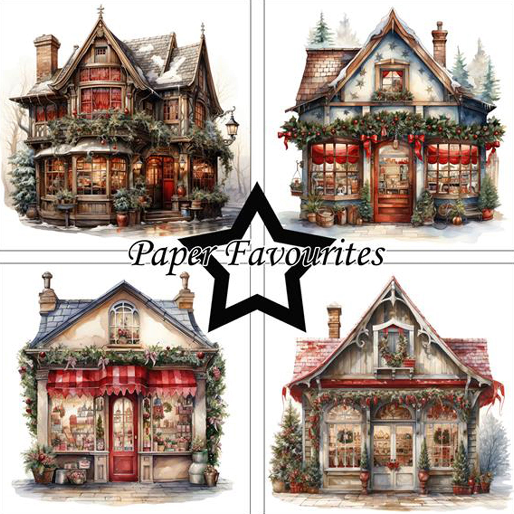Crealive Paper Pad 200 g/m2 - 12’’ x 12’’ - Christmas House
Inhalt:
• 8 Blatt
• 8 Designs
Spezifikationen:
• 12’’ x 12’’ (30.5 cm x 30.5 cm)
• 200 g/m2
• einseitig bedruckt
• säure- und ligninfrei
Dieses Paper Pad ist geeignet für:
• Karten
• Boxen
• 3D-Projekte
• Geschenkboxen & Verpackungen
• Plotten
• Scrapbooking
• Basteln mit Kindern