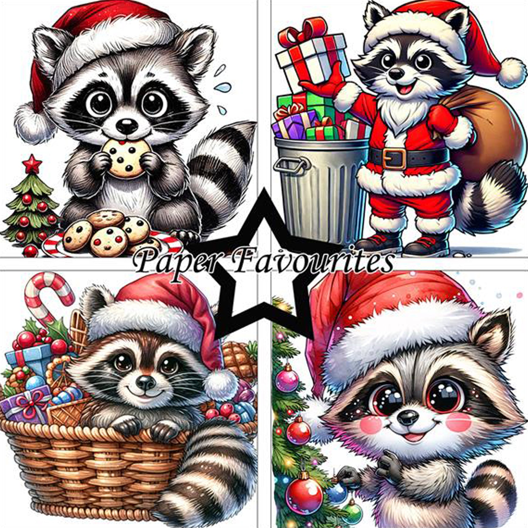 Crealive Paper Pad 200 g/m2 - 12’’ x 12’’ - Christmas Raccoons
Inhalt:
• 8 Blatt
• 8 Designs
Spezifikationen:
• 12’’ x 12’’ (30.5 cm x 30.5 cm)
• 200 g/m2
• einseitig bedruckt
• säure- und ligninfrei
Dieses Paper Pad ist geeignet für:
• Karten
• Boxen
• 3D-Projekte
• Geschenkboxen & Verpackungen
• Plotten
• Scrapbooking
• Basteln mit Kindern
