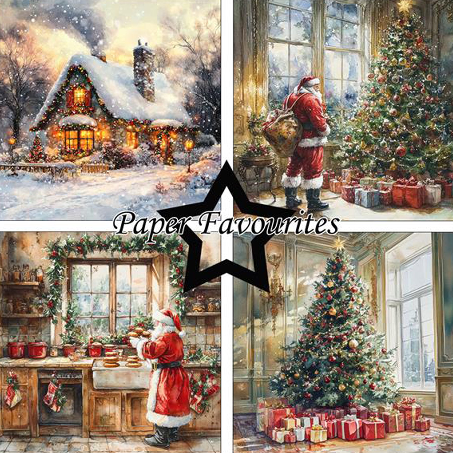 Crealive Paper Pad 200 g/m2 - 12’’ x 12’’ - Christmas Scene
Inhalt:
• 8 Blatt
• 8 Designs
Spezifikationen:
• 12’’ x 12’’ (30.5 cm x 30.5 cm)
• 200 g/m2
• einseitig bedruckt
• säure- und ligninfrei
Dieses Paper Pad ist geeignet für:
• Karten
• Boxen
• 3D-Projekte
• Geschenkboxen & Verpackungen
• Plotten
• Scrapbooking
• Basteln mit Kindern