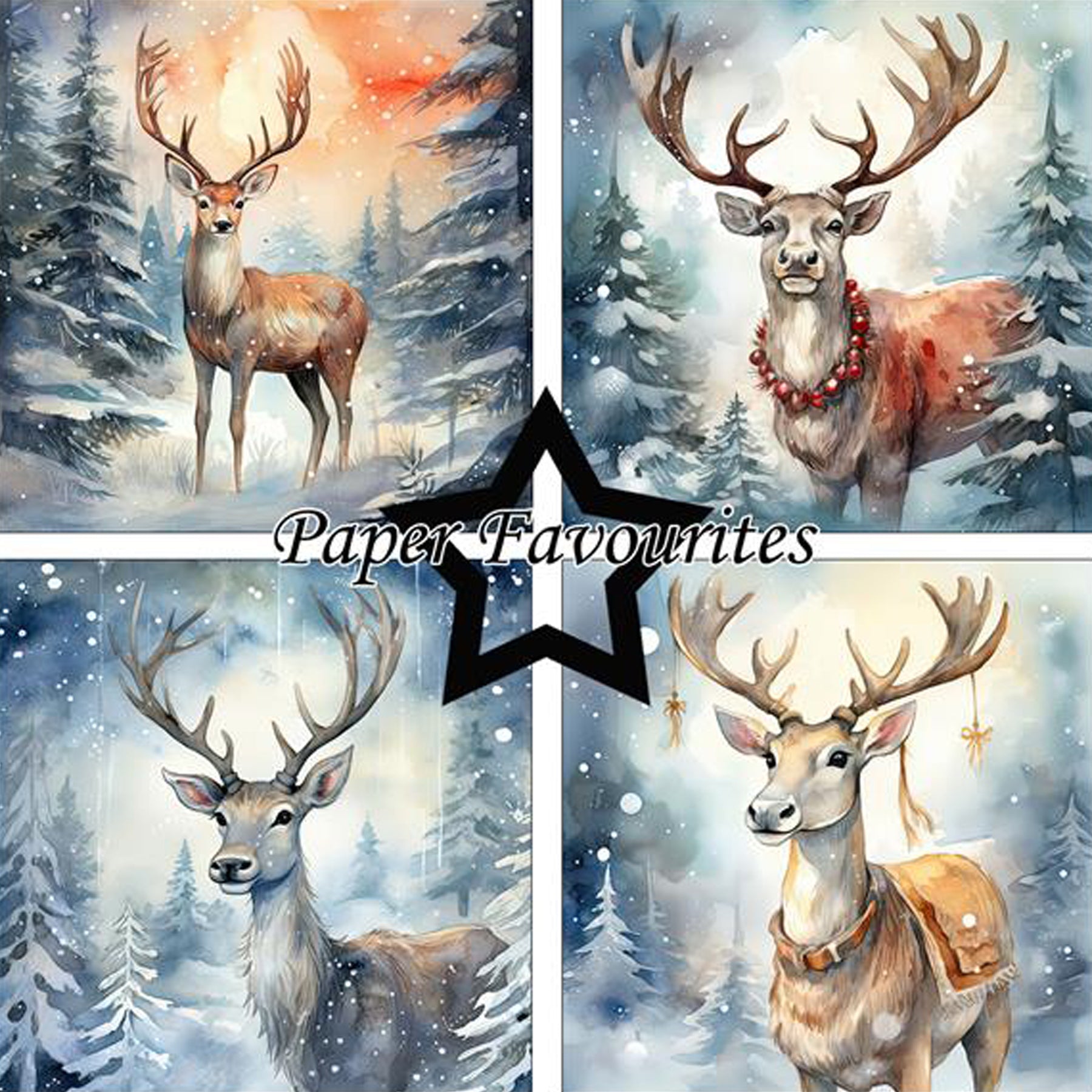 Crealive Paper Pad 200 g/m2 - 12’’ x 12’’ - Christmas Stag
Inhalt:
• 8 Blatt
• 8 Designs
Spezifikationen:
• 12’’ x 12’’ (30.5 cm x 30.5 cm)
• 200 g/m2
• einseitig bedruckt
• säure- und ligninfrei
Dieses Paper Pad ist geeignet für:
• Karten
• Boxen
• 3D-Projekte
• Geschenkboxen & Verpackungen
• Plotten
• Scrapbooking
• Basteln mit Kindern