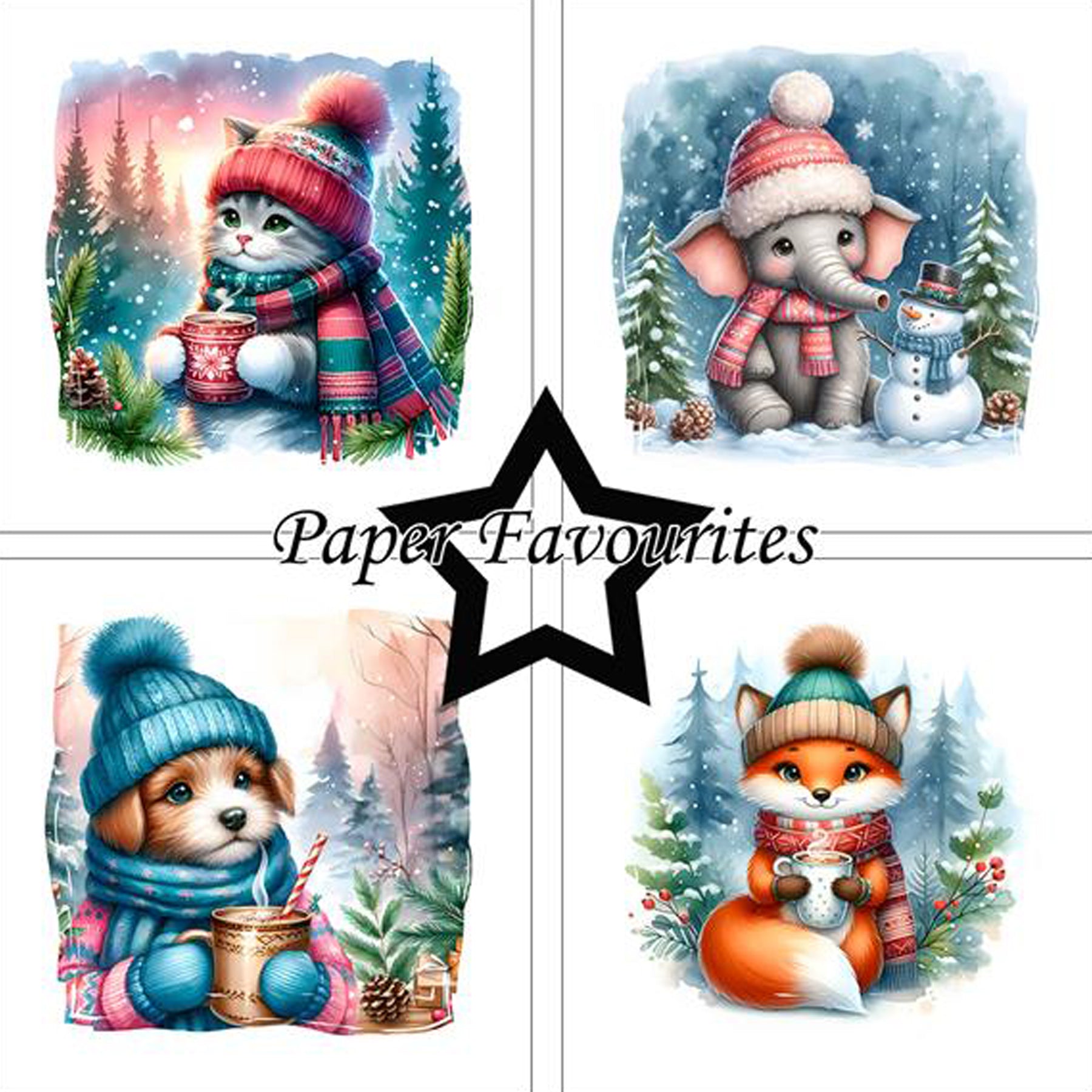Crealive Paper Pad 200 g/m2 - 12’’ x 12’’ - Cute Christmas
Inhalt:
• 8 Blatt
• 8 Designs
Spezifikationen:
• 12’’ x 12’’ (30.5 cm x 30.5 cm)
• 200 g/m2
• einseitig bedruckt
• säure- und ligninfrei
Dieses Paper Pad ist geeignet für:
• Karten
• Boxen
• 3D-Projekte
• Geschenkboxen & Verpackungen
• Plotten
• Scrapbooking
• Basteln mit Kindern