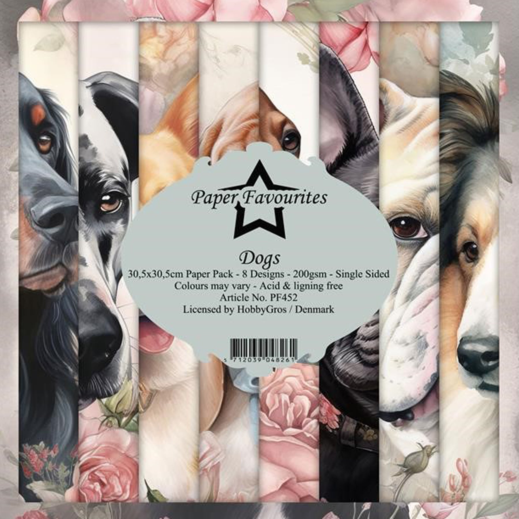 Crealive Paper Pad 200 g/m2 - 12’’ x 12’’ - Dogs
Inhalt:
• 8 Blatt
• 8 Designs
Spezifikationen:
• 12’’ x 12’’ (30.5 cm x 30.5 cm)
• 200 g/m2
• einseitig bedruckt
• säure- und ligninfrei
Dieses Paper Pad ist geeignet für:
• Karten
• Boxen
• 3D-Projekte
• Geschenkboxen & Verpackungen
• Plotten
• Scrapbooking
• Basteln mit Kindern