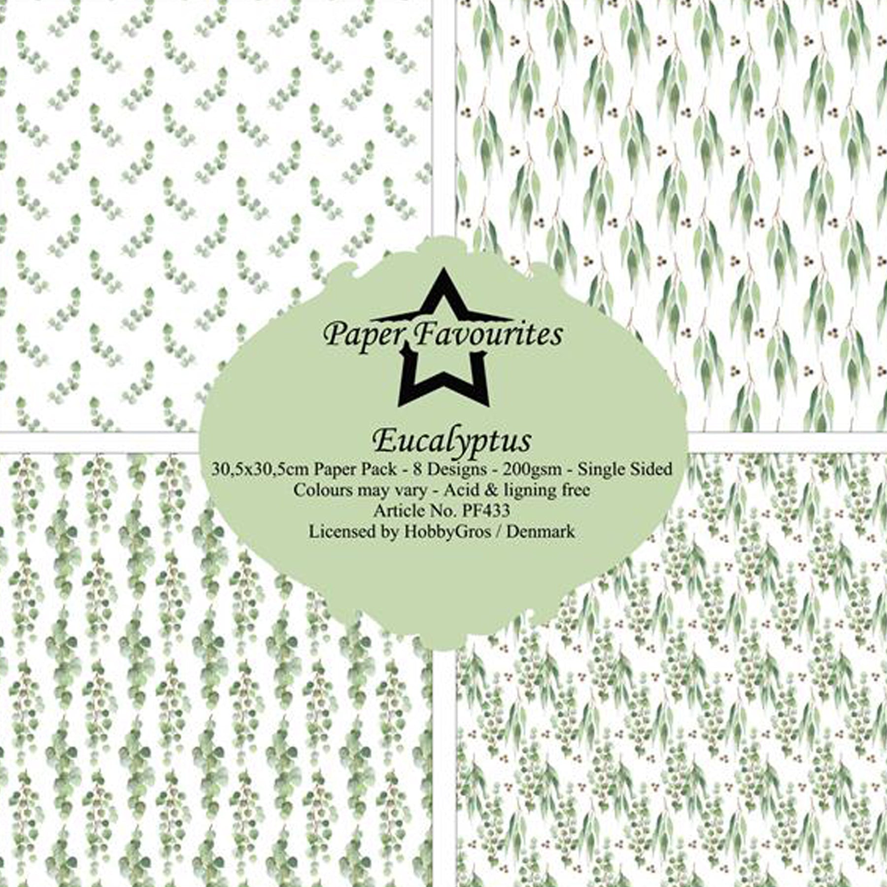 Crealive Paper Pad 200 g/m2 - 12’’ x 12’’ - Eucalyptus
Inhalt:
• 8 Blatt
• 8 Designs
Spezifikationen:
• 12’’ x 12’’ (30.5 cm x 30.5 cm)
• 200 g/m2
• einseitig bedruckt
• säure- und ligninfrei
Dieses Paper Pad ist geeignet für:
• Karten
• Boxen
• 3D-Projekte
• Geschenkboxen & Verpackungen
• Plotten
• Scrapbooking
• Basteln mit Kindern