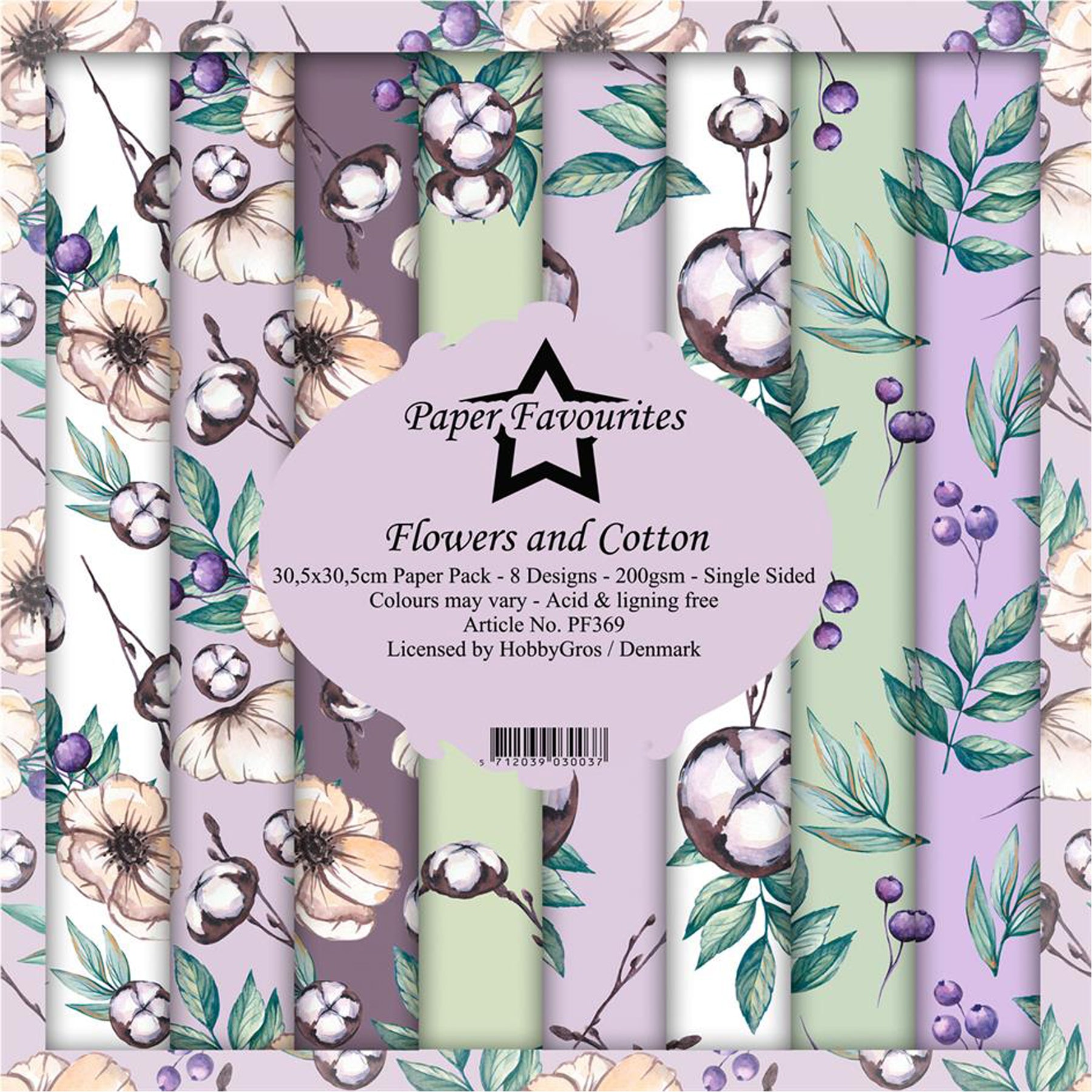 Crealive Paper Pad 200 g/m2 - 12’’ x 12’’ - Flowers and Cotton Inhalt: 8 Blatt 8 Designs Spezifikationen: 12’’ x 12’’ (30.5 cm x 30.5 cm) 200 g/m2 einseitig bedruckt säure- und ligninfrei Dieses Paper Pad ist geeignet für: Karten Boxen 3D-Projekte Geschenkboxen & Verpackungen Plotten Scrapbooking