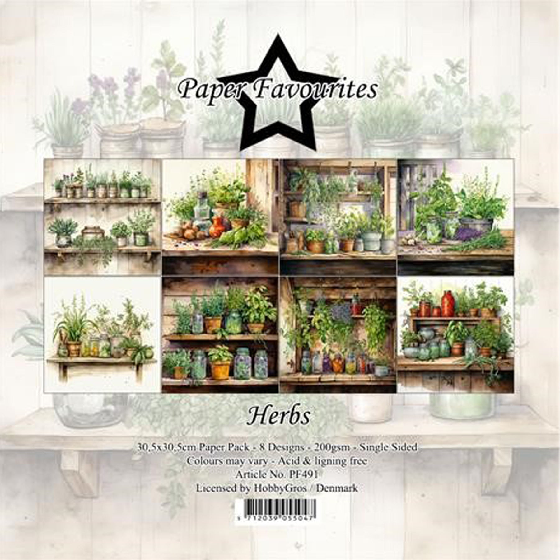 Crealive Paper Pad 200 g/m2 - 12’’ x 12’’ - Herbs
Inhalt:
• 8 Blatt
• 8 Designs
Spezifikationen:
• 12’’ x 12’’ (30.5 cm x 30.5 cm)
• 200 g/m2
• einseitig bedruckt
• säure- und ligninfrei
Dieses Paper Pad ist geeignet für:
• Karten
• Boxen
• 3D-Projekte
• Geschenkboxen & Verpackungen
• Plotten
• Scrapbooking
• Basteln mit Kindern