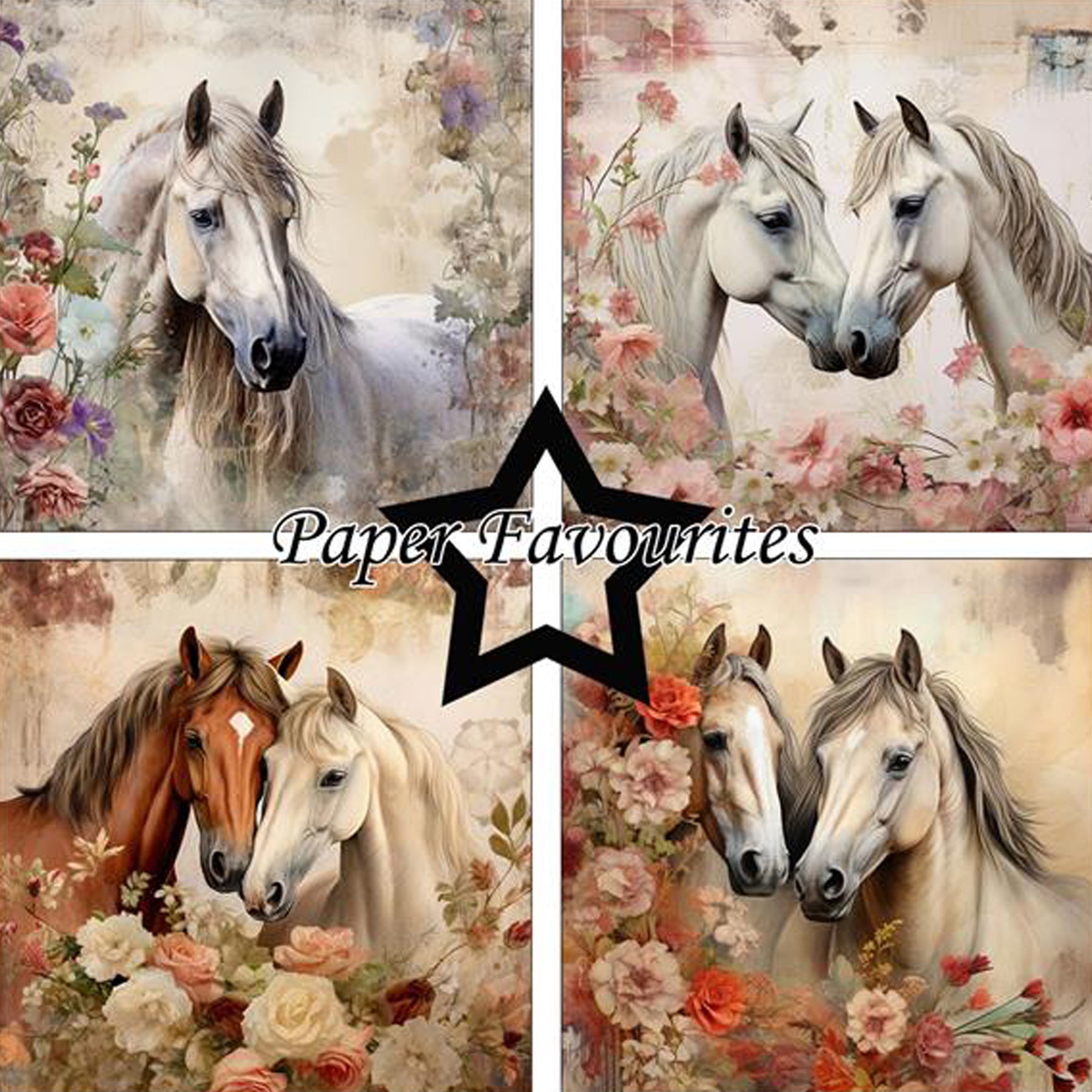 Crealive Paper Pad 200 g/m2 - 12’’ x 12’’ - Horses and Flowers
Inhalt:
• 8 Blatt
• 8 Designs
Spezifikationen:
• 12’’ x 12’’ (30.5 cm x 30.5 cm)
• 200 g/m2
• einseitig bedruckt
• säure- und ligninfrei
Dieses Paper Pad ist geeignet für:
• Karten
• Boxen
• 3D-Projekte
• Geschenkboxen & Verpackungen
• Plotten
• Scrapbooking
• Basteln mit Kindern