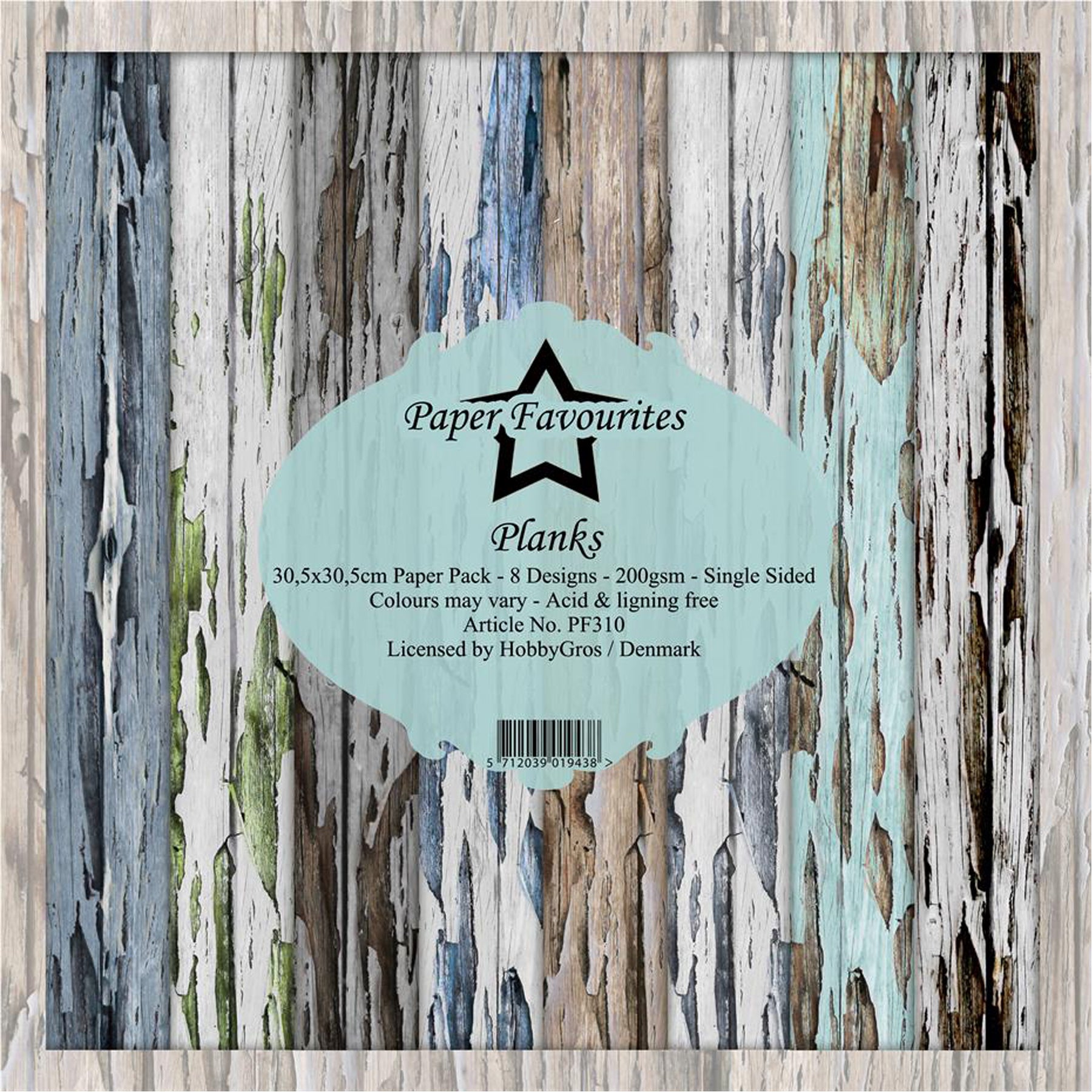 Crealive Paper Pad 200 g/m2 - 12’’ x 12’’ - Planks
Inhalt:
• 8 Blatt
• 8 Designs
Spezifikationen:
• 12’’ x 12’’ (30.5 cm x 30.5 cm)
• 200 g/m2
• einseitig bedruckt
• säure- und ligninfrei
Dieses Paper Pad ist geeignet für:
• Karten
• Boxen
• 3D-Projekte
• Geschenkboxen & Verpackungen
• Plotten
• Scrapbooking
• Basteln mit Kindern