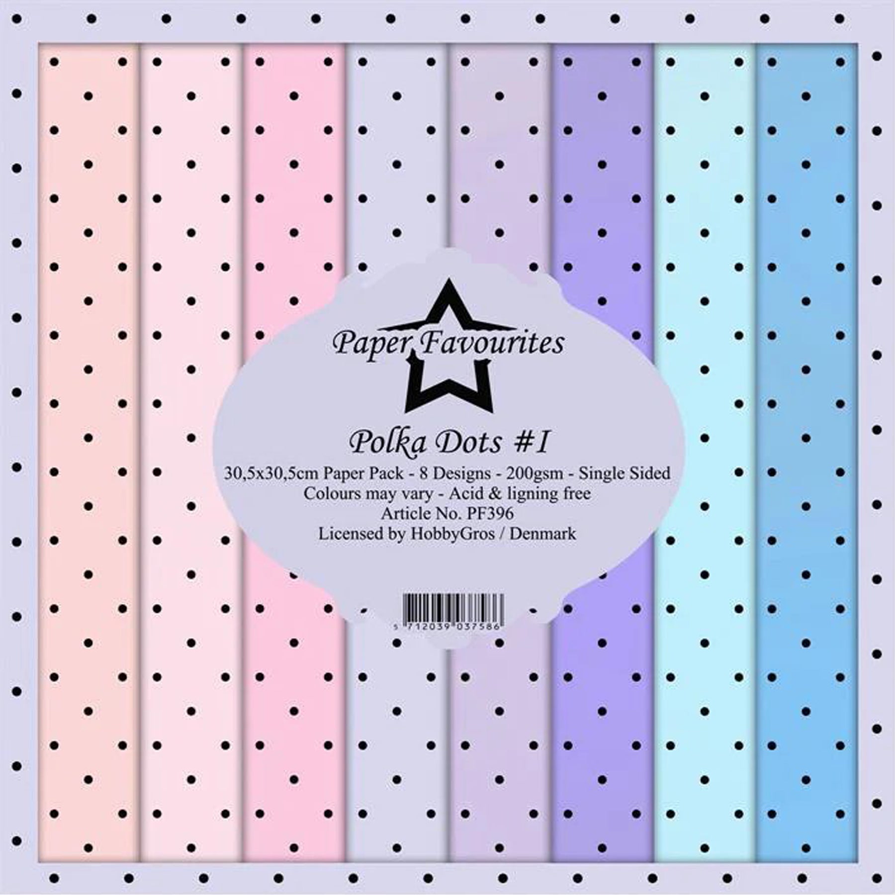 Crealive Paper Pad 200 g/m2 - 12’’ x 12’’ - Polka Dots 1
Inhalt:
• 8 Blatt
• 8 Designs
Spezifikationen:
• 12’’ x 12’’ (30.5 cm x 30.5 cm)
• 200 g/m2
• einseitig bedruckt
• säure- und ligninfrei
Dieses Paper Pad ist geeignet für:
• Karten
• Boxen
• 3D-Projekte
• Geschenkboxen & Verpackungen
• Plotten
• Scrapbooking
• Basteln mit Kindern
