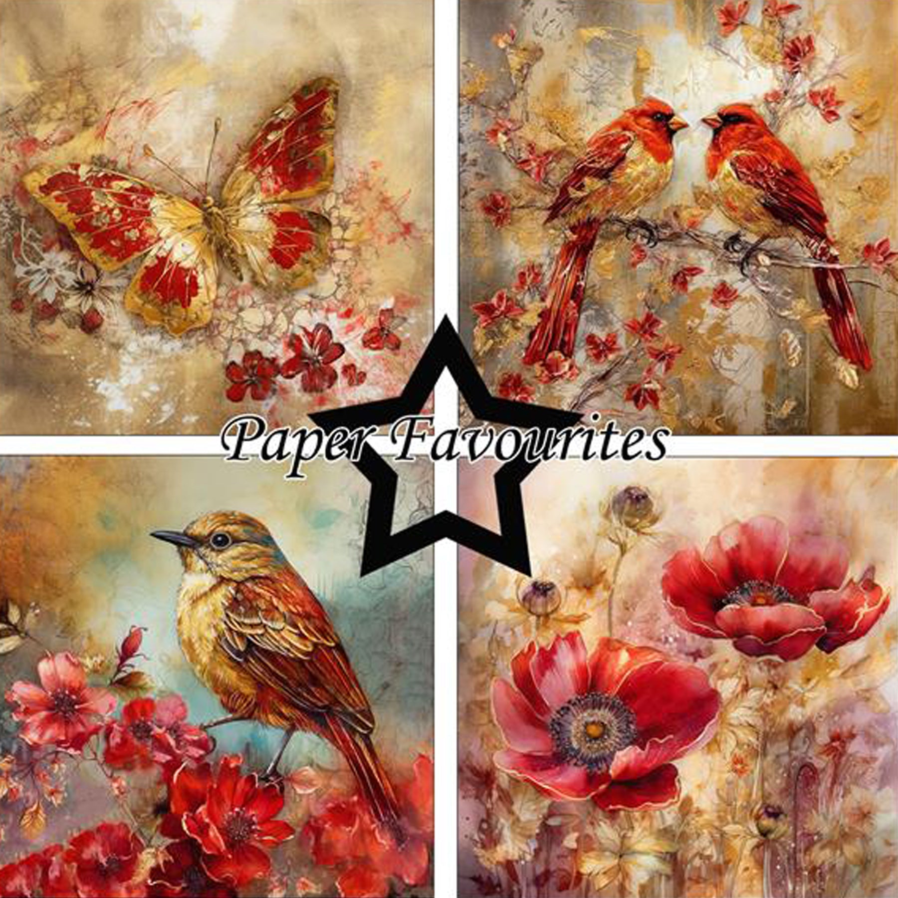 Crealive Paper Pad 200 g/m2 - 12’’ x 12’’ - Red and Gold
Inhalt:
• 8 Blatt
• 8 Designs
Spezifikationen:
• 12’’ x 12’’ (30.5 cm x 30.5 cm)
• 200 g/m2
• einseitig bedruckt
• säure- und ligninfrei
Dieses Paper Pad ist geeignet für:
• Karten
• Boxen
• 3D-Projekte
• Geschenkboxen & Verpackungen
• Plotten
• Scrapbooking
• Basteln mit Kindern