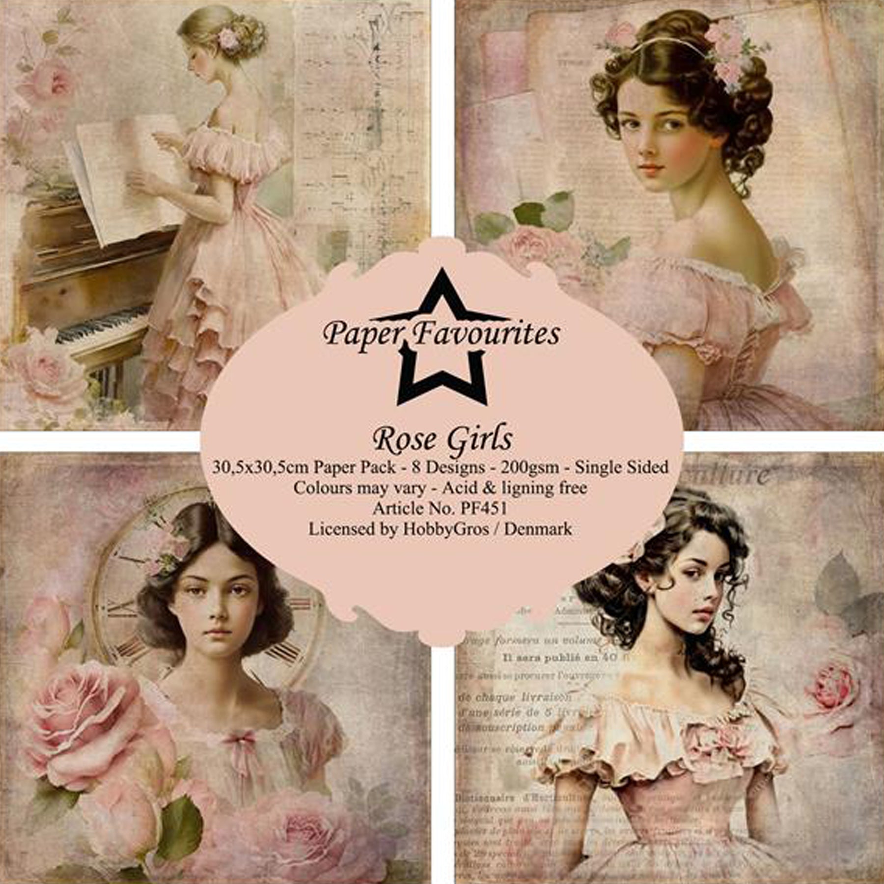 Crealive Paper Pad 200 g/m2 - 12’’ x 12’’ - Rose Girls
Inhalt:
• 8 Blatt
• 8 Designs
Spezifikationen:
• 12’’ x 12’’ (30.5 cm x 30.5 cm)
• 200 g/m2
• einseitig bedruckt
• säure- und ligninfrei
Dieses Paper Pad ist geeignet für:
• Karten
• Boxen
• 3D-Projekte
• Geschenkboxen & Verpackungen
• Plotten
• Scrapbooking
• Basteln mit Kindern